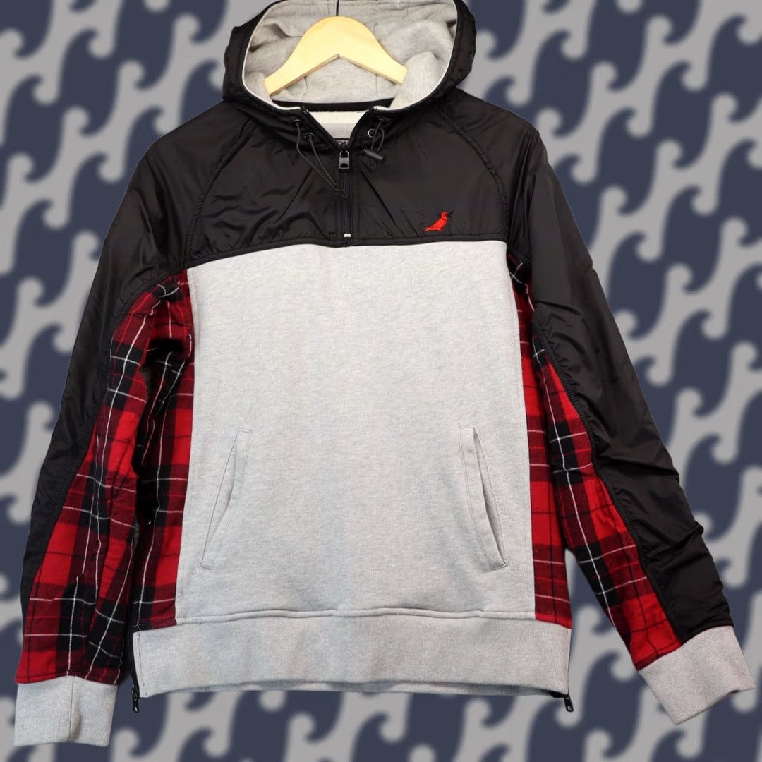 KangaROOS Staple Pigeon Brand Plaid Hoodie 1/4 Zip Kangaroo Pocket Sz Med Red Cotton Men Shirt Hoodie Pullover Regular 1/4 Zip Long Sleeve Vintage N/A Size US M / EU 48-50 / 2 - 1 Thumbnail