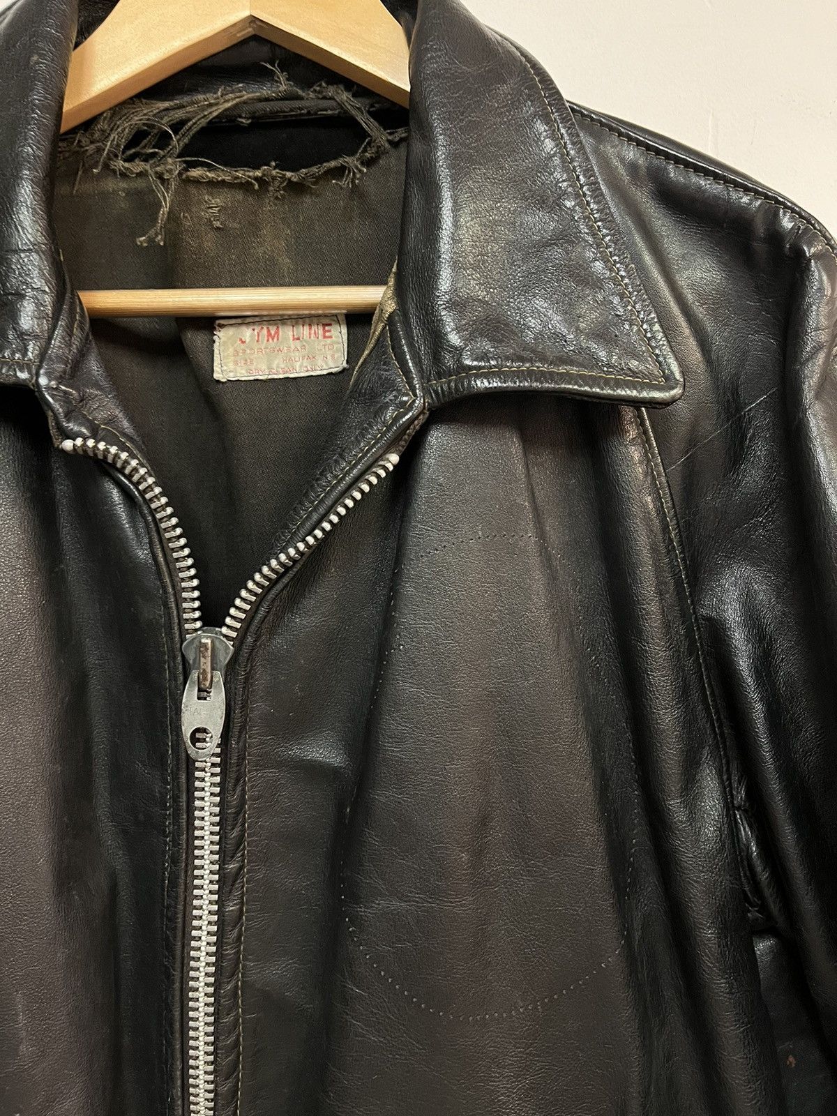 Vintage 50’s Jim Line Halifax Leather Jacket Size US M / EU 48-50 / 2 - 3 Thumbnail