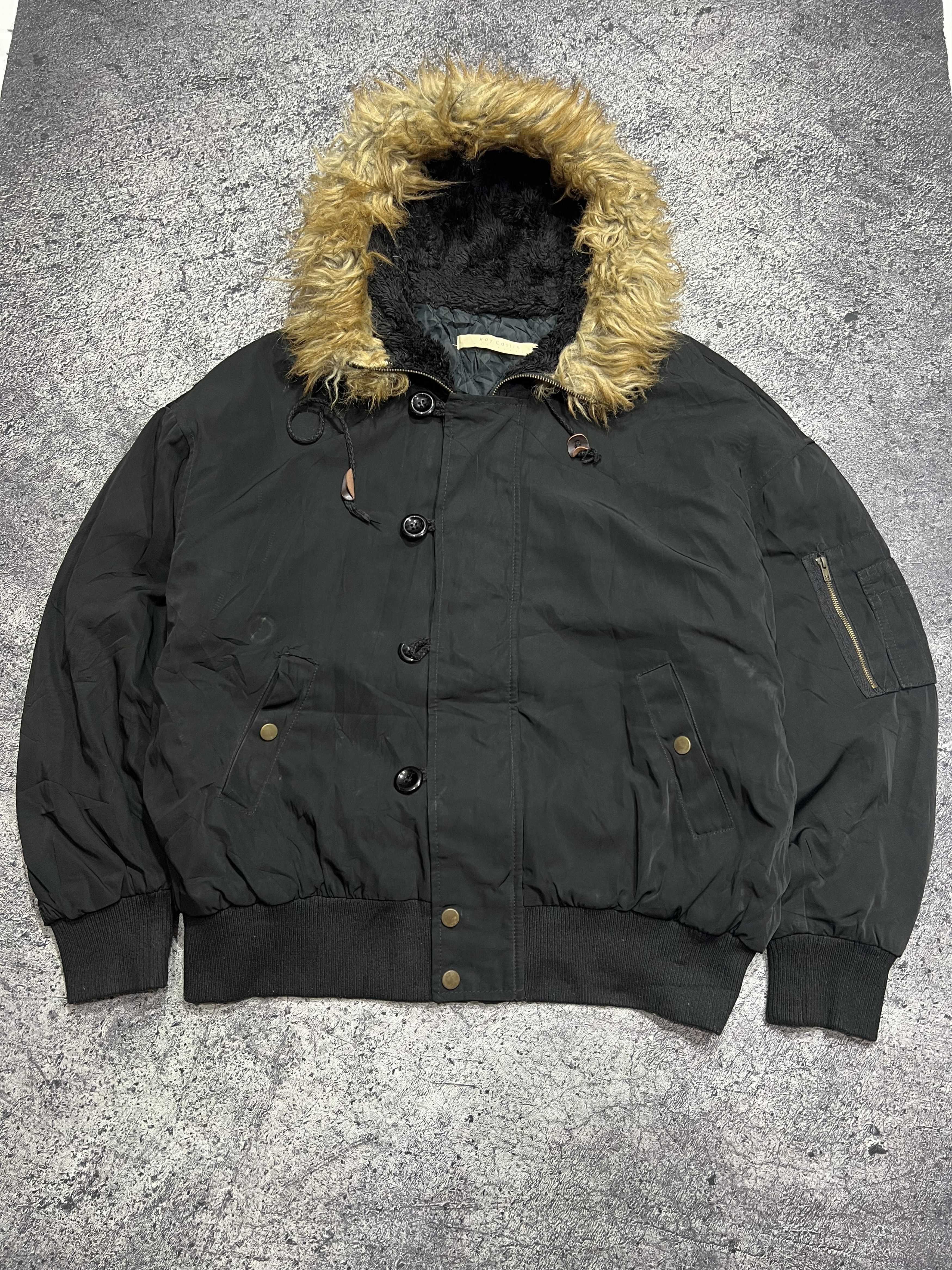 Japanese Brand 2000s Archival Hysteric Y's Cdg Bomber Fur y2k Lgb Ifsix Size US L / EU 52-54 / 3 - 1 Thumbnail