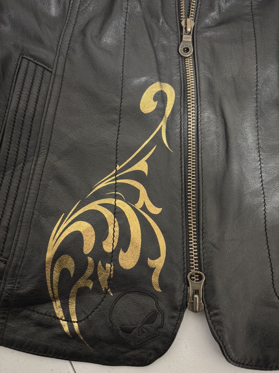 Harley Davidson Harley-Davidson Tribal Leather Jacket Size M / US 6-8 / IT 42-44 - 2 Thumbnail
