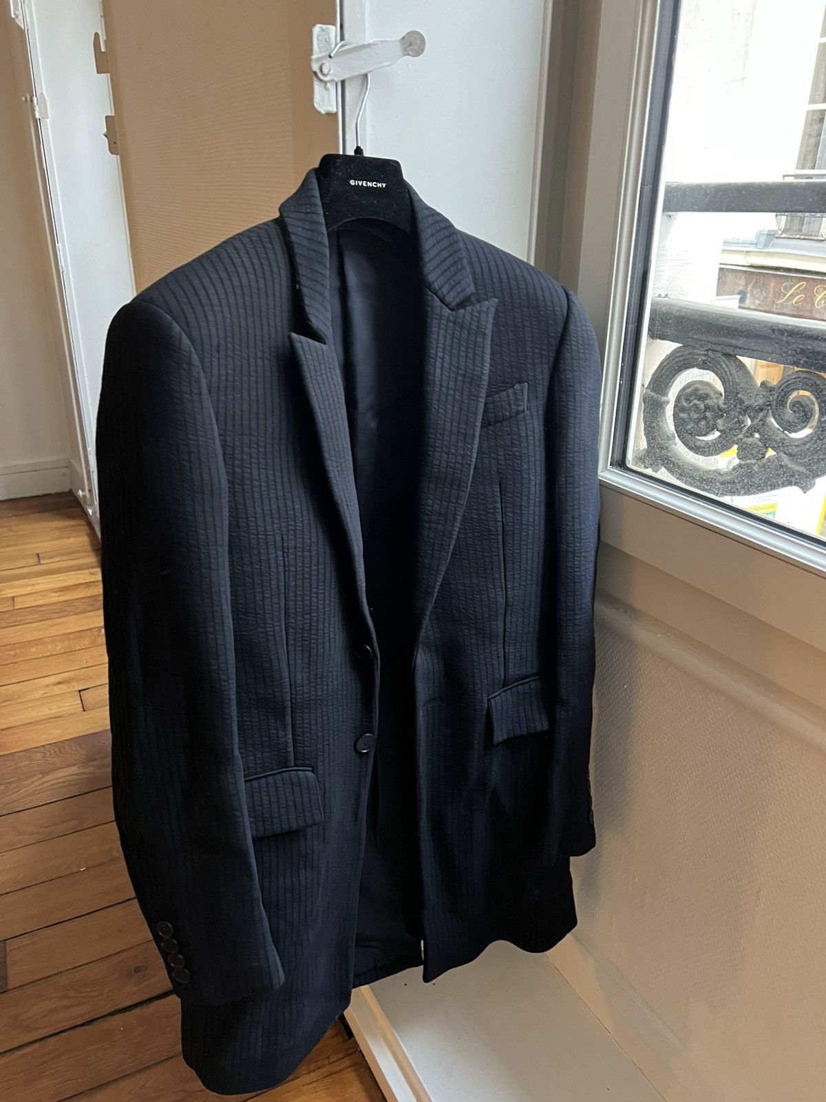 Givenchy Givenchy Navy/Black Coat Size US S / EU 44-46 / 1 - 4 Thumbnail