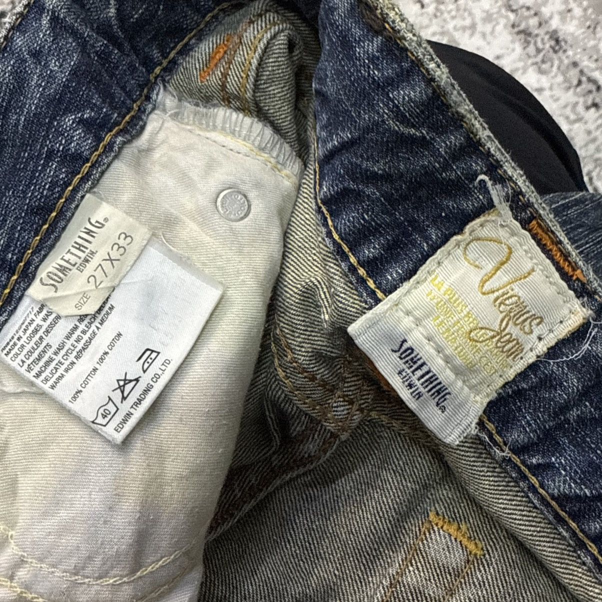 Edwin Vintage Edwin Something Fade Wash Flare Jeans Size 27" / US 4 / IT 40 - 16 Thumbnail