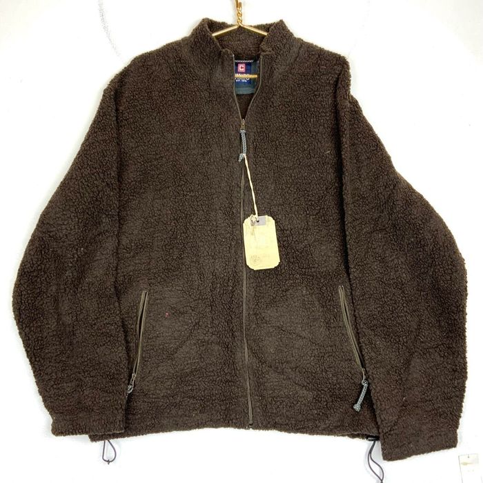 Chaps sherpa lined outlet sweater jacket