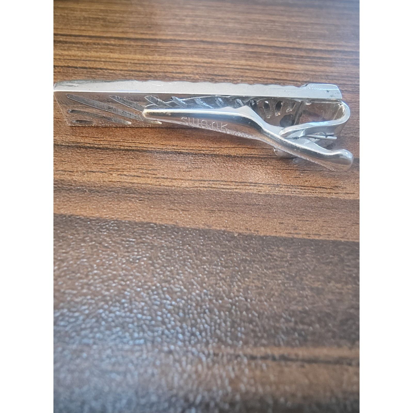 Other Vintage Swank Silver Tone Tie Clip Size ONE SIZE - 2 Thumbnail