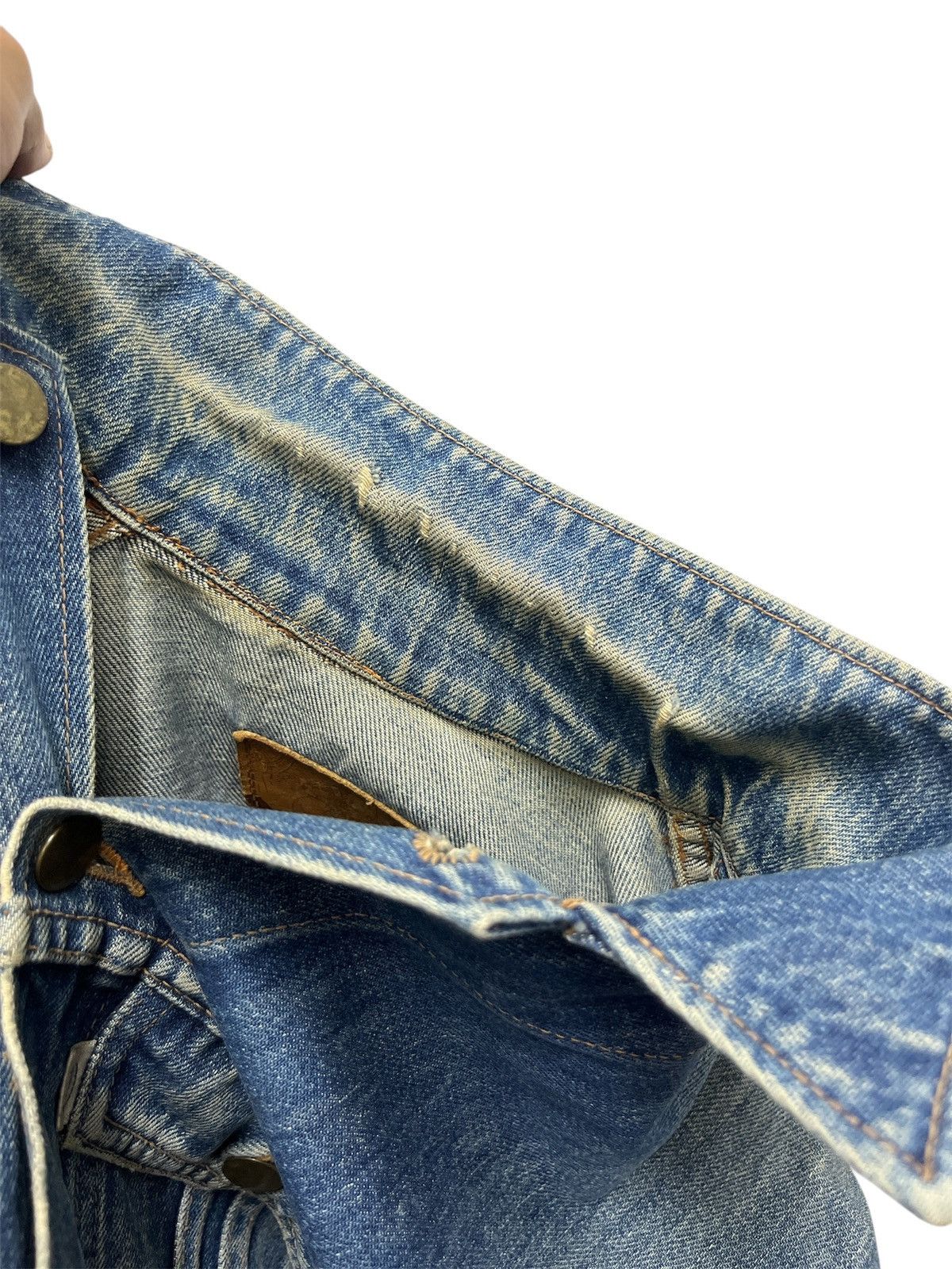 Japanese Brand Vintage 80s 90s Rugged IceFire Japan Trucker Denim Jacket S Size US S / EU 44-46 / 1 - 10 Thumbnail
