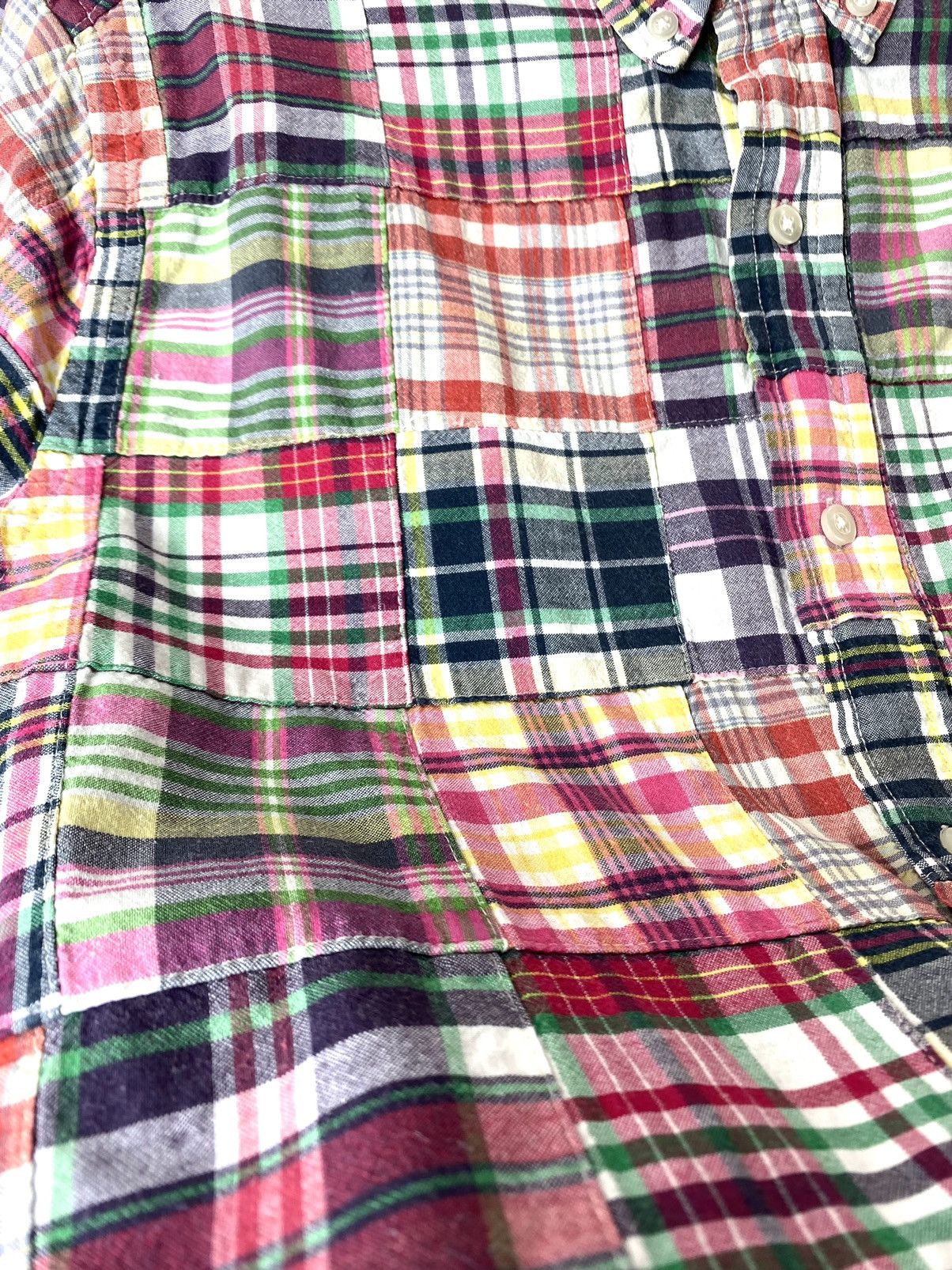 Gap 1990’s Vintage Gap Patchwork Shirt Ralph Lauren Style Size US M / EU 48-50 / 2 - 5 Thumbnail