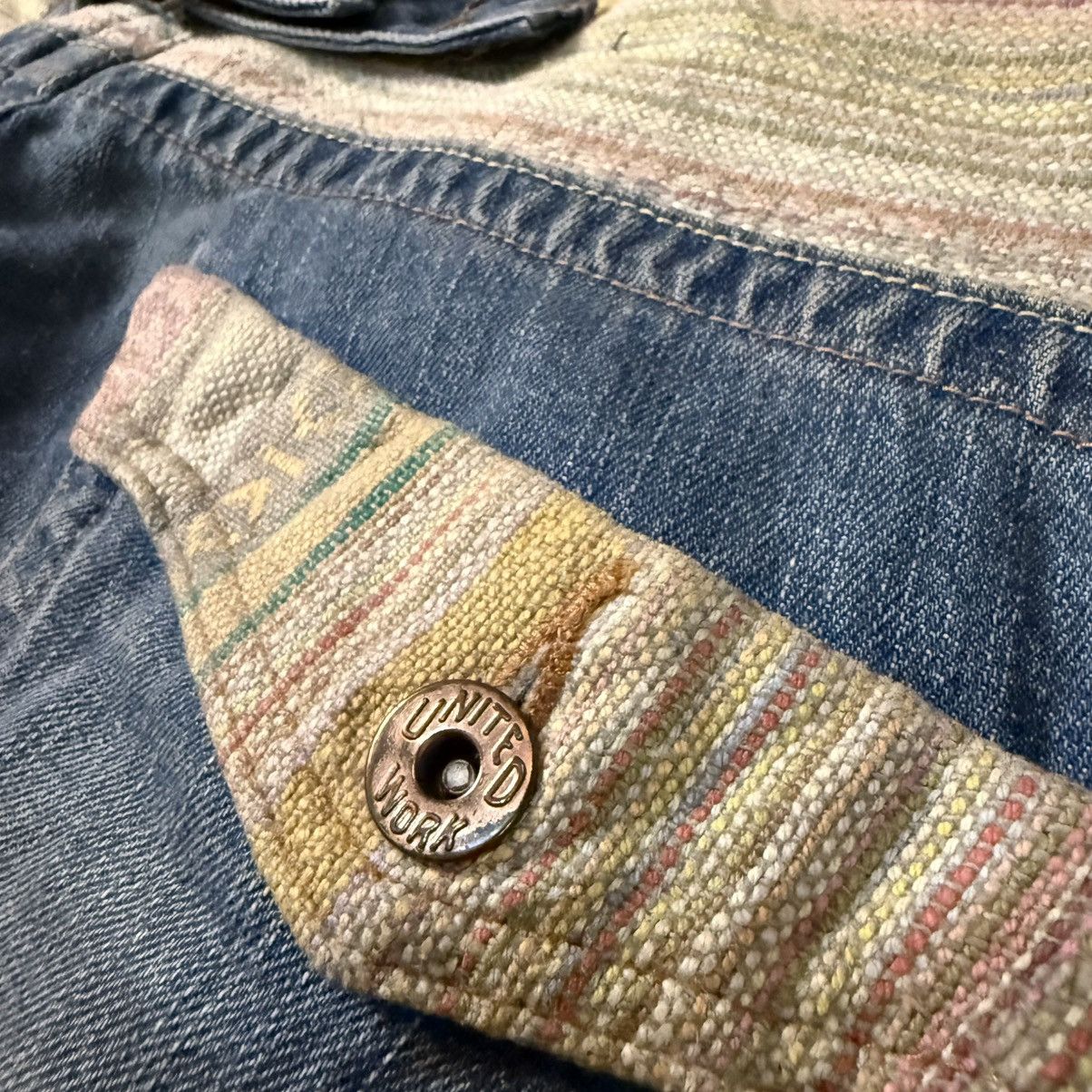 Seditionaries 🔥🔥 Y2K Baggy Flared Tweet Browny United Work Jeans Size US 33 - 8 Thumbnail