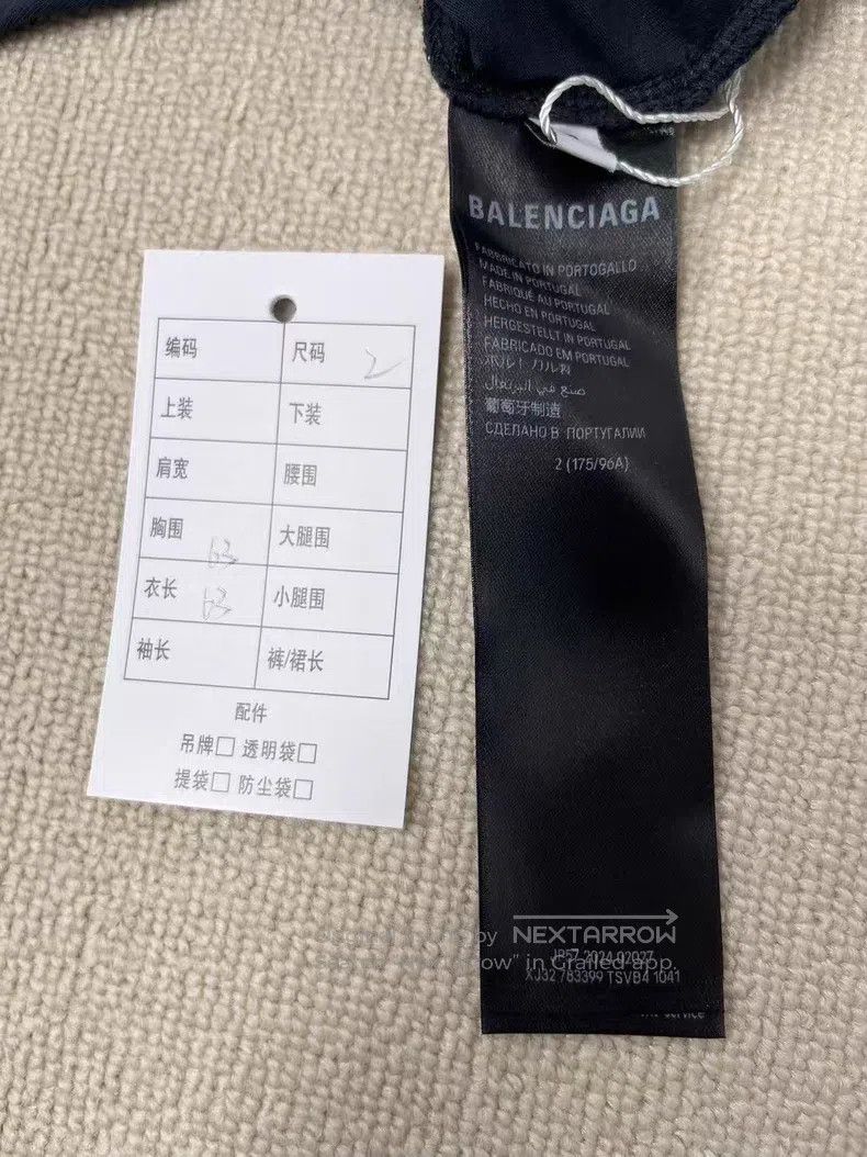 Balenciaga Balenciaga Faded Round Neck Printed Short Sleeve T-Shirt Size M / US 6-8 / IT 42-44 - 4 Thumbnail