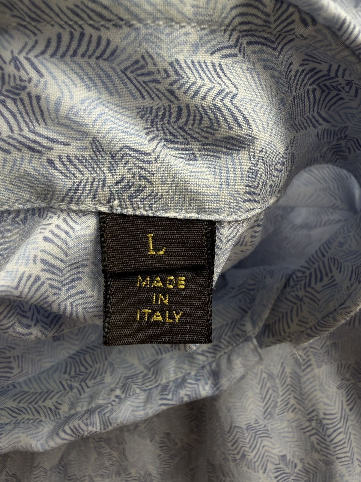 Louis Vuitton Louis Vuitton All Over Pattern Shirt Size US L / EU 52-54 / 3 - 12 Thumbnail
