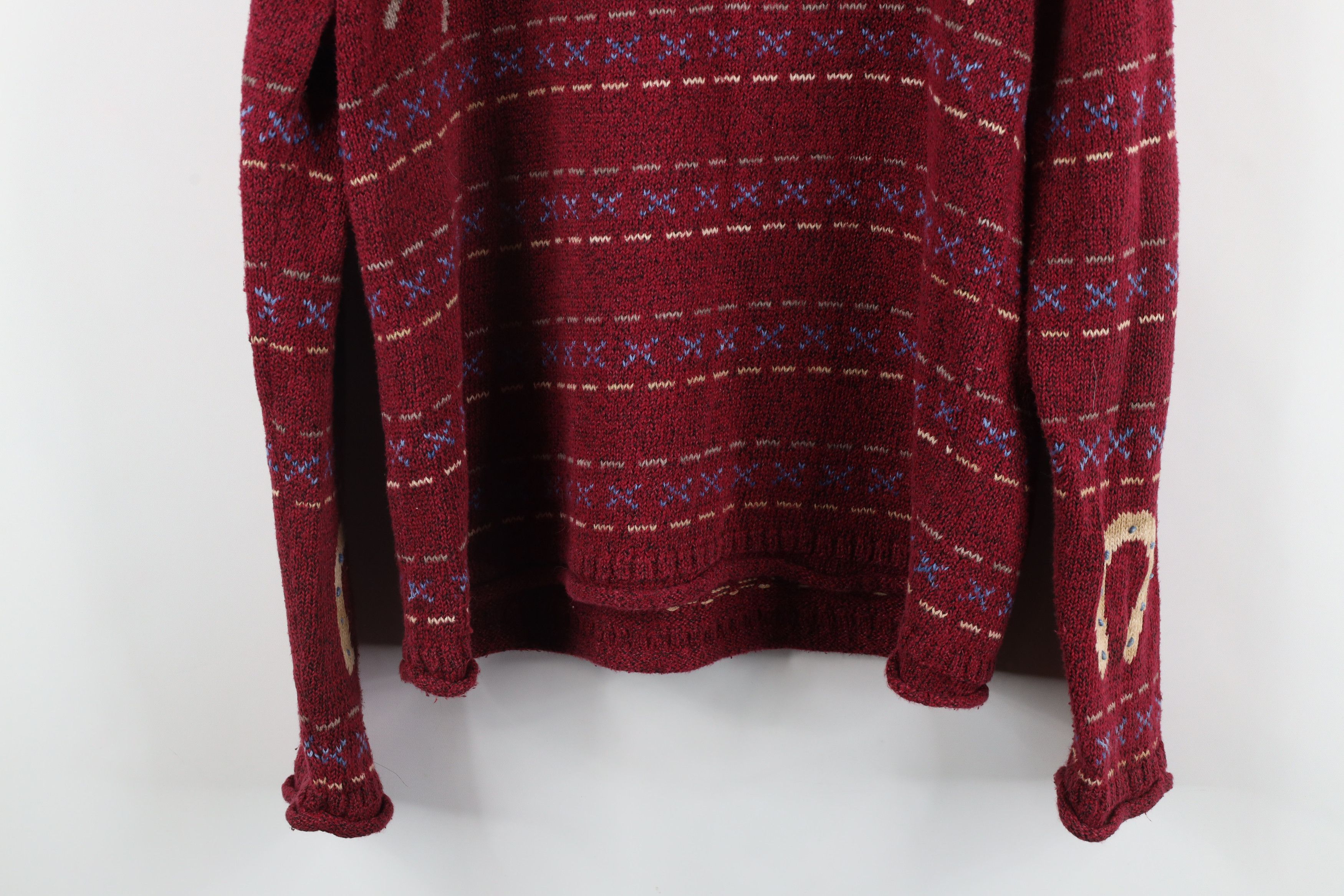 Vintage Vintage 90s Streetwear All Over Print Marled Knit Sweater Size M / US 6-8 / IT 42-44 - 12 Thumbnail