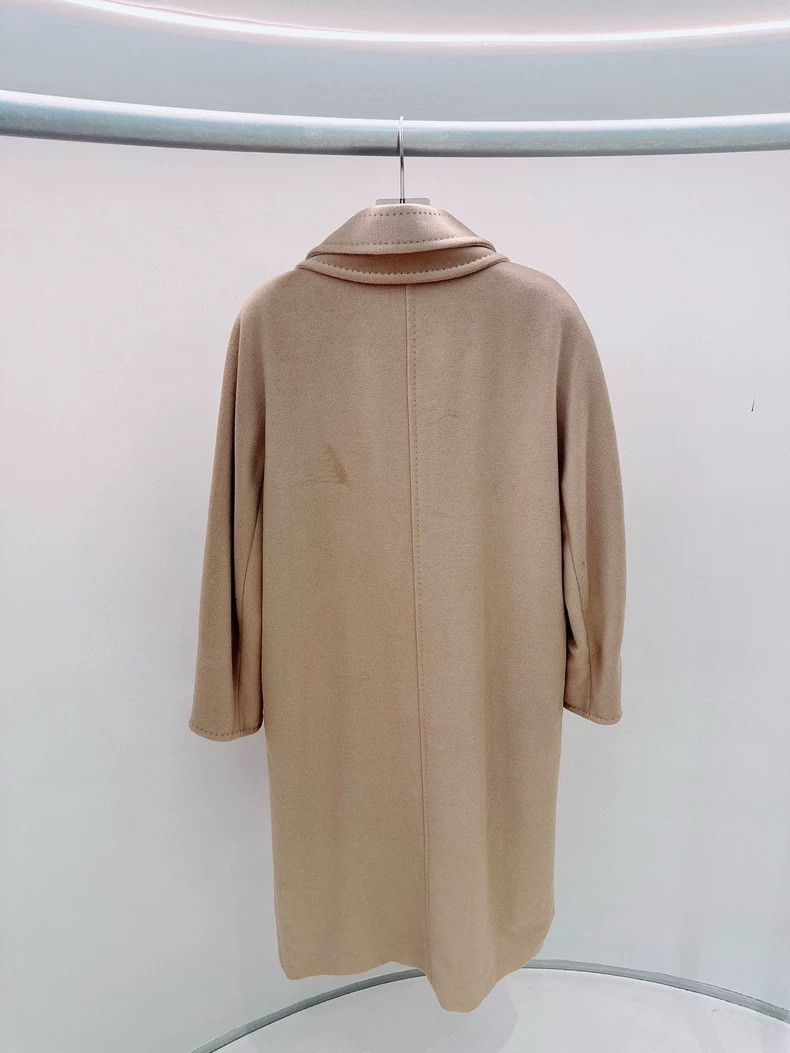 Max Mara Max Mara Khaki cashmere coat Size XS / US 0-2 / IT 36-38 - 2 Thumbnail