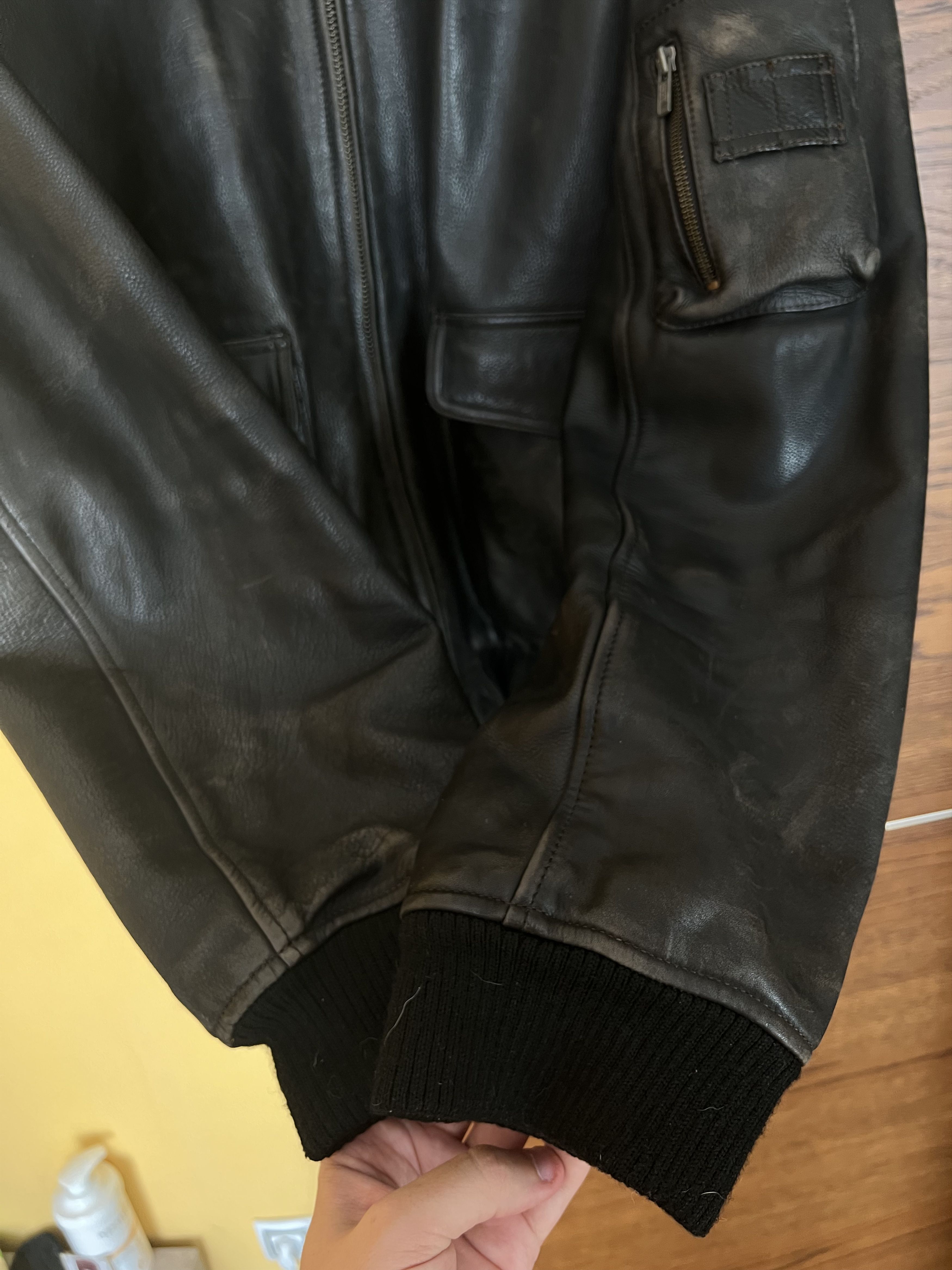 Vintage Vintage Highway Racing Real Leather Biker Jacket Size US XXL / EU 58 / 5 - 4 Thumbnail