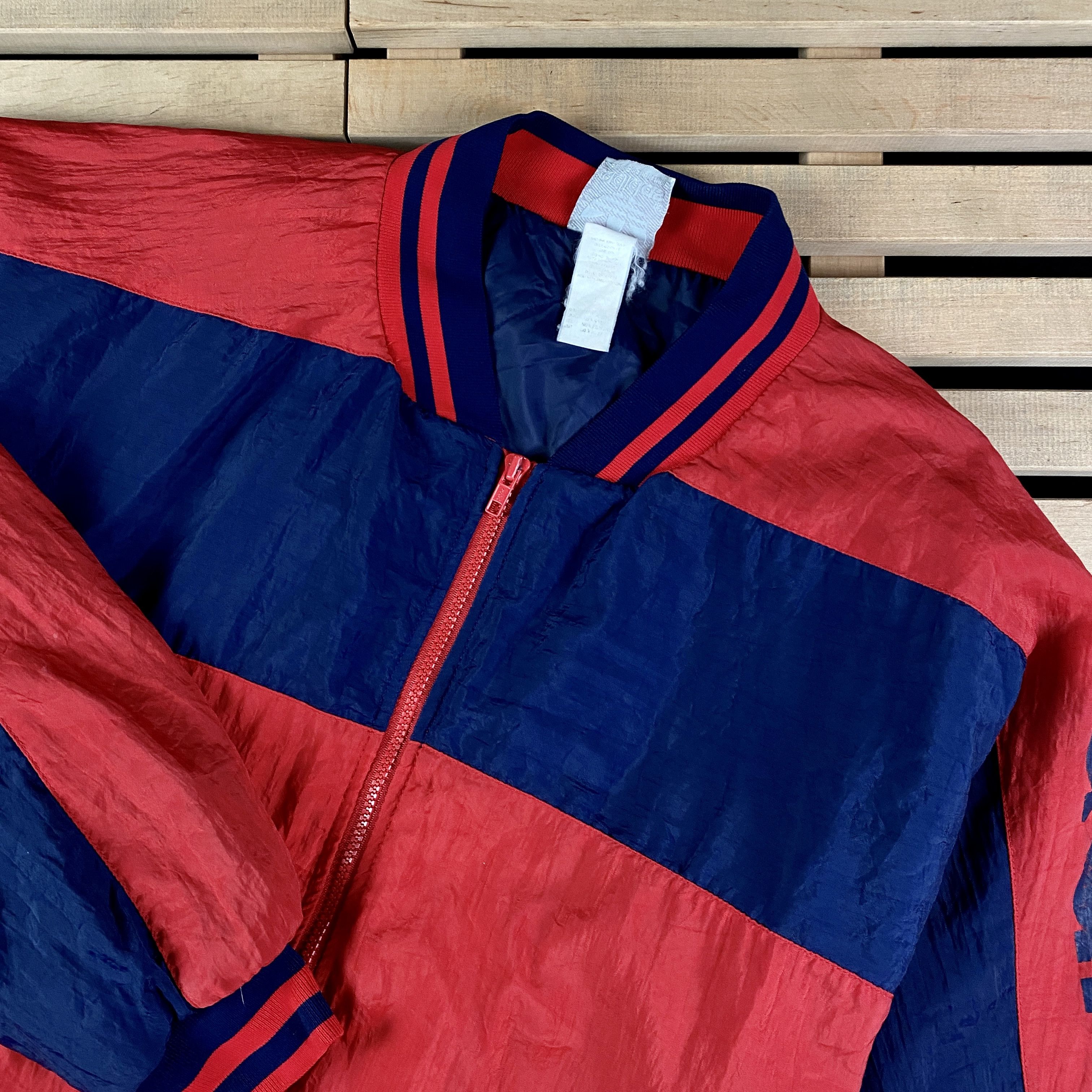 Adidas × Vintage Mens Vintage Bomber Jacket Adidas Big Logo Size XL Size US XL / EU 56 / 4 - 3 Thumbnail