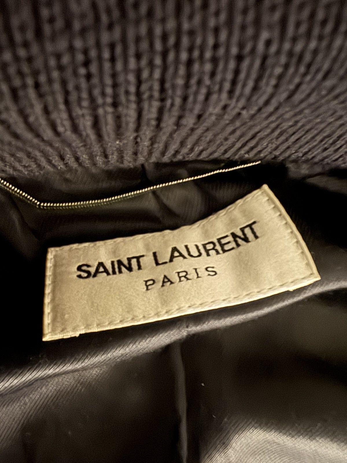 Saint Laurent Paris Black Teddy Jacket Size US L / EU 52-54 / 3 - 7 Thumbnail