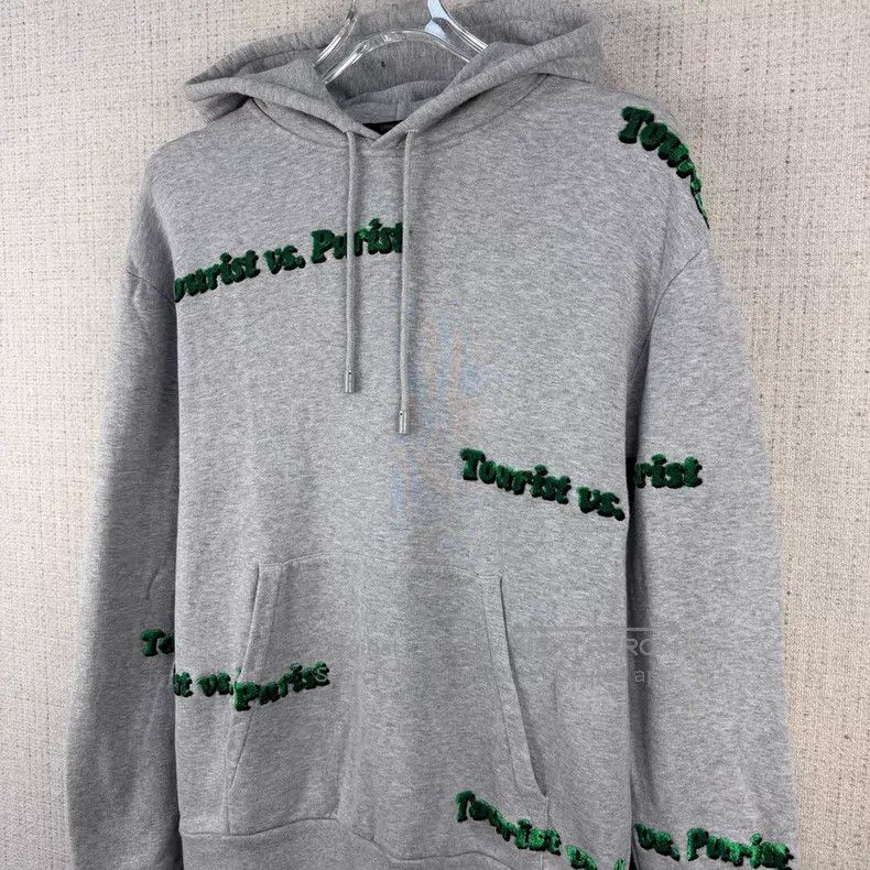 Louis Vuitton Louis Vuitton Solid color flocked pop-up logo hooded sweat Size US M / EU 48-50 / 2 - 2 Thumbnail