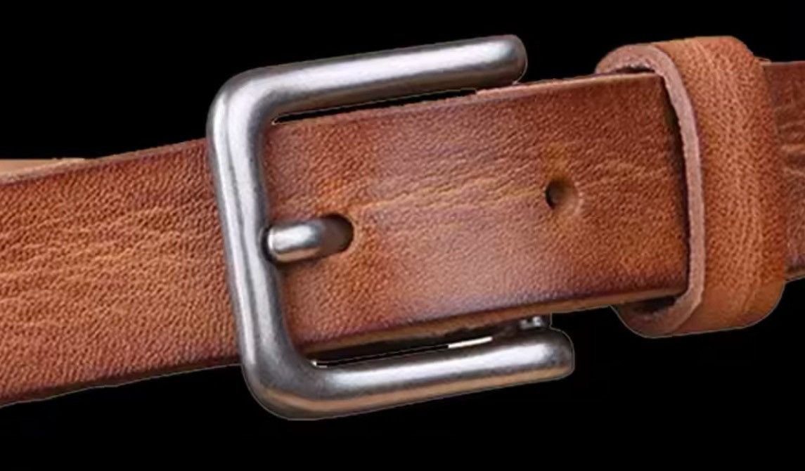 Designer Classic Design Metal Leather Belts (100/105/110/115cm) Size ONE SIZE - 4 Thumbnail