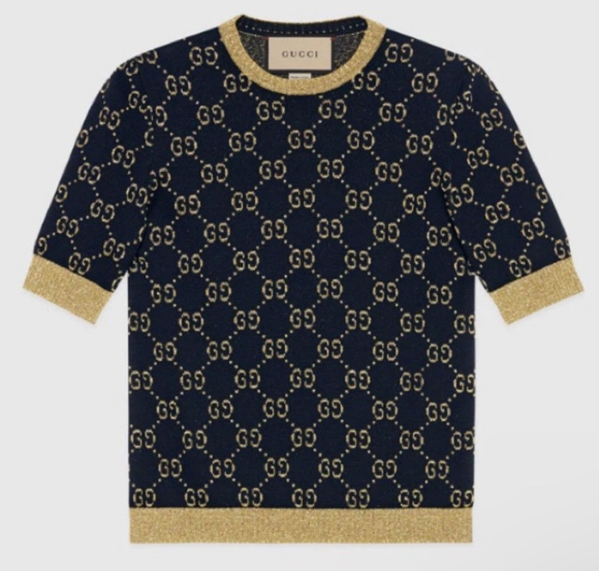Gucci Gucci GG lamé top Size S Size S / US 4 / IT 40 - 1 Thumbnail