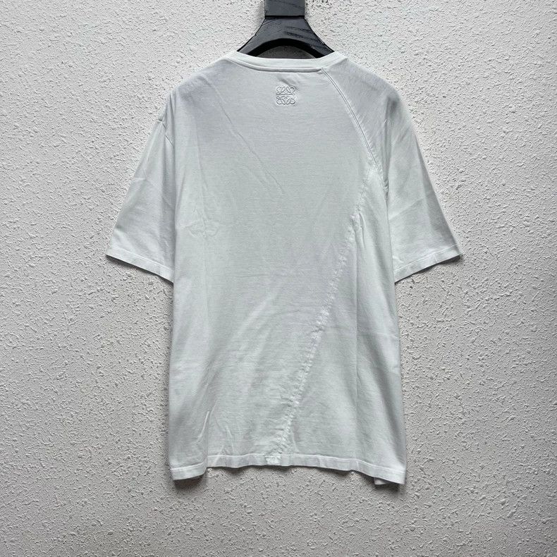 Loewe LOEWE White geometric patchwork short sleeves Size US S / EU 44-46 / 1 - 2 Thumbnail