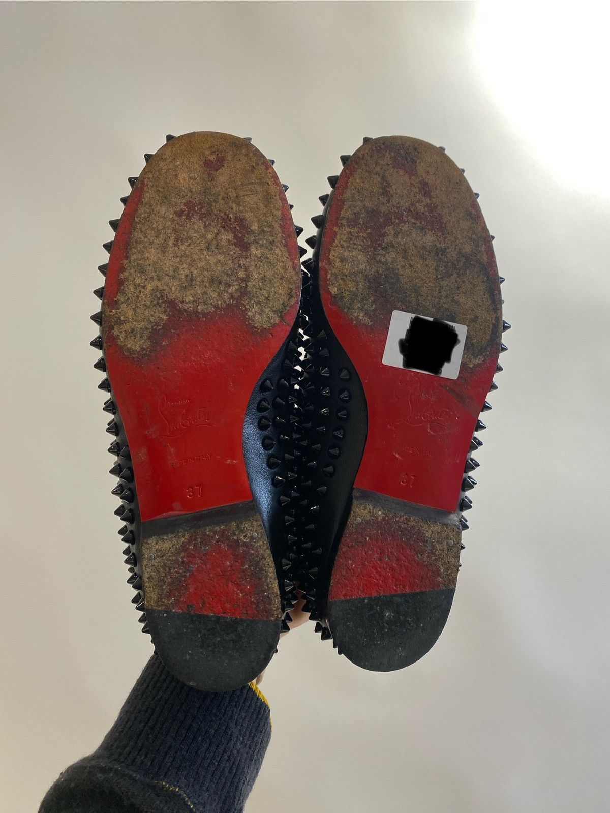 Christian Louboutin Christian Louboutin Dandelion Spiked Loafers Size37 Size US 4 / IT 34 - 8 Thumbnail