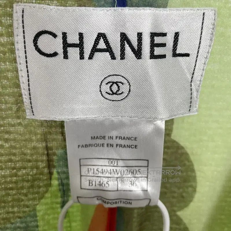 Chanel Chanel Green Cotton Long Sleeve Cardigan . Size S / US 4 / IT 40 - 5 Thumbnail