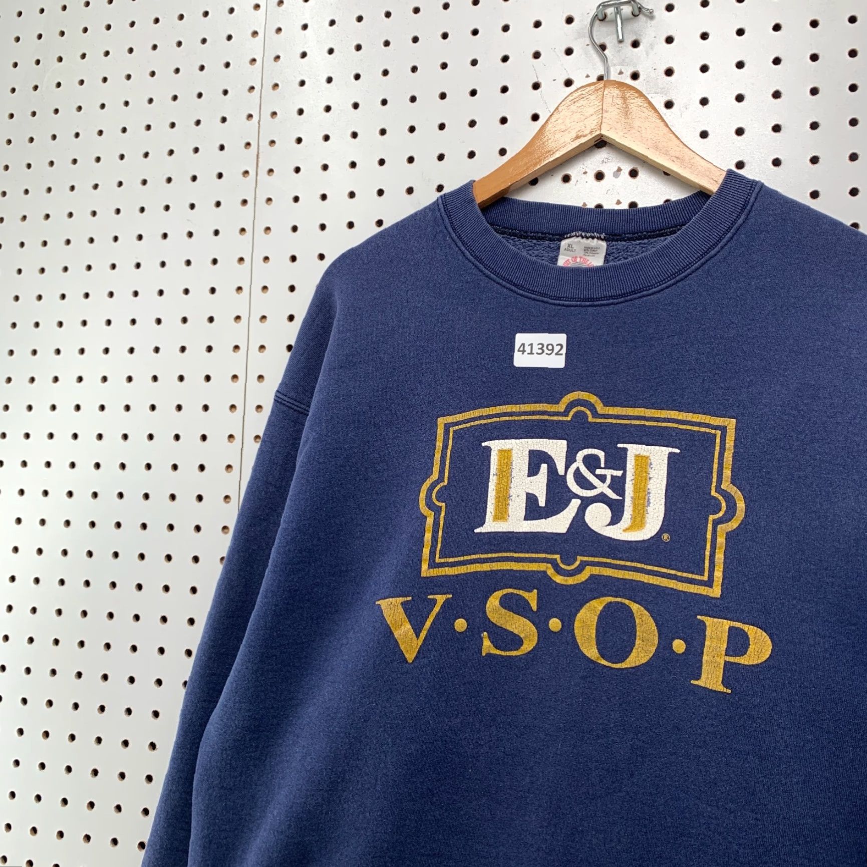 Fruit Of The Loom VINTAGE Fruit of the Loom Crewneck Sweatshirt Mens XL Blue Heavyweight 80s 90s USA Graphic Print Sweatshirt Men Size US XL / EU 56 / 4 - 6 Thumbnail