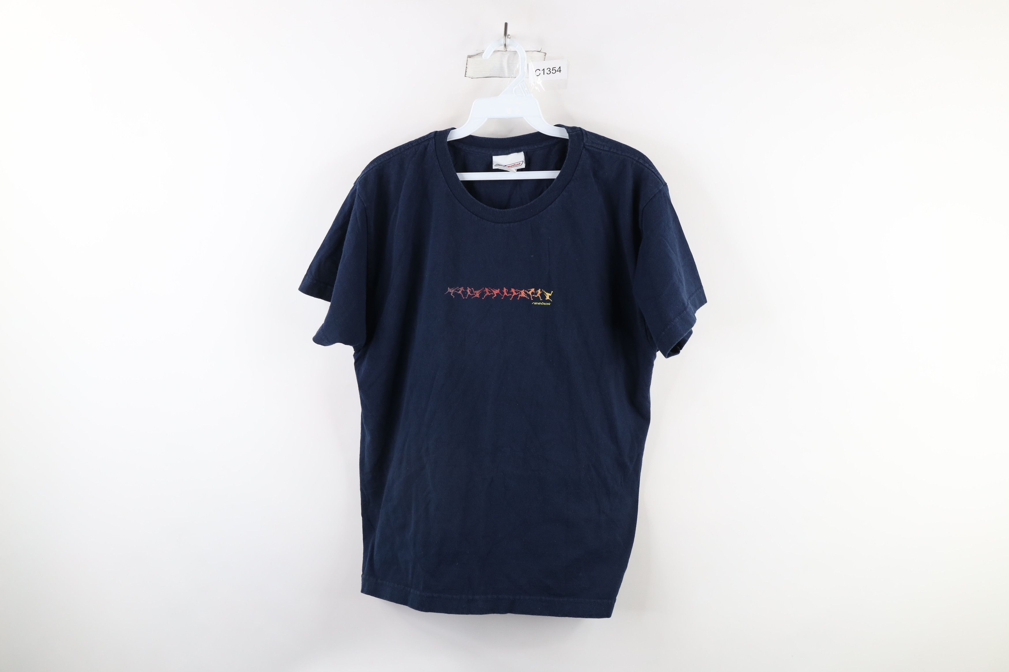 Reebok × Vintage Vintage 90s Reebok Spell Out Sports Short Sleeve T-Shirt Size L / US 10 / IT 46 - 1 Thumbnail