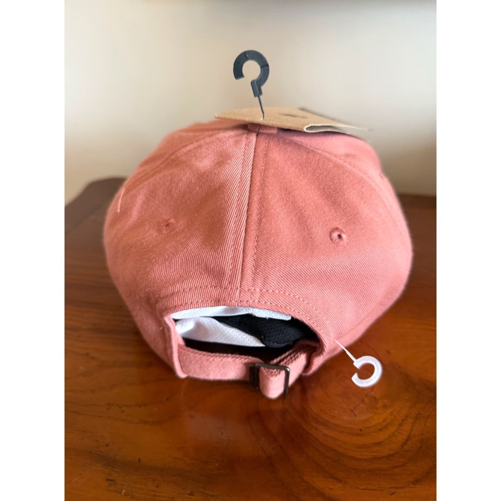 Nike Nike Hat Adult Adjustable NEW NWT Club Cap Cotton Pink Salmon Small detail: L/XL not preserved? Size ONE SIZE - 3 Thumbnail