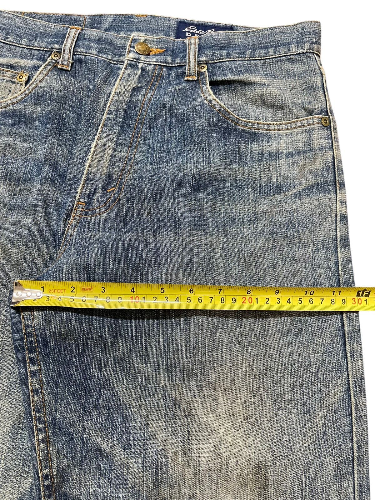 Eddie Bauer Vintage 90s Eddie Bauer Blue Faded Wash Wide Leg Baggy Jeans Size US 32 / EU 48 - 15 Thumbnail