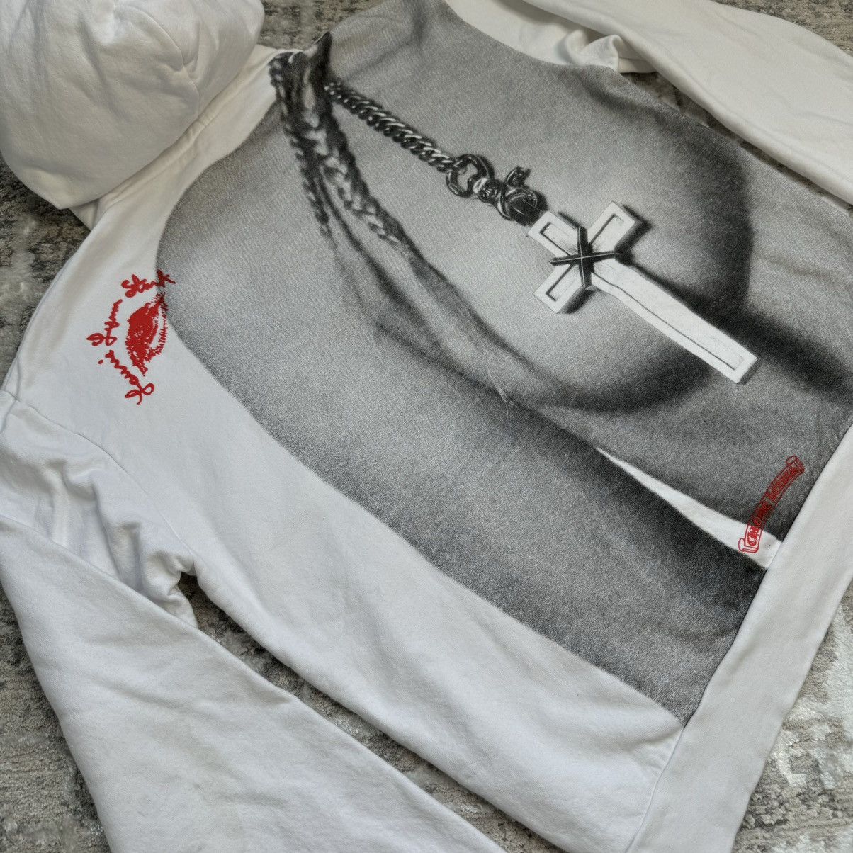 Chrome Hearts Laurie Lynn stark ‘love you’ pullover hoodie Size US M / EU 48-50 / 2 - 7 Thumbnail