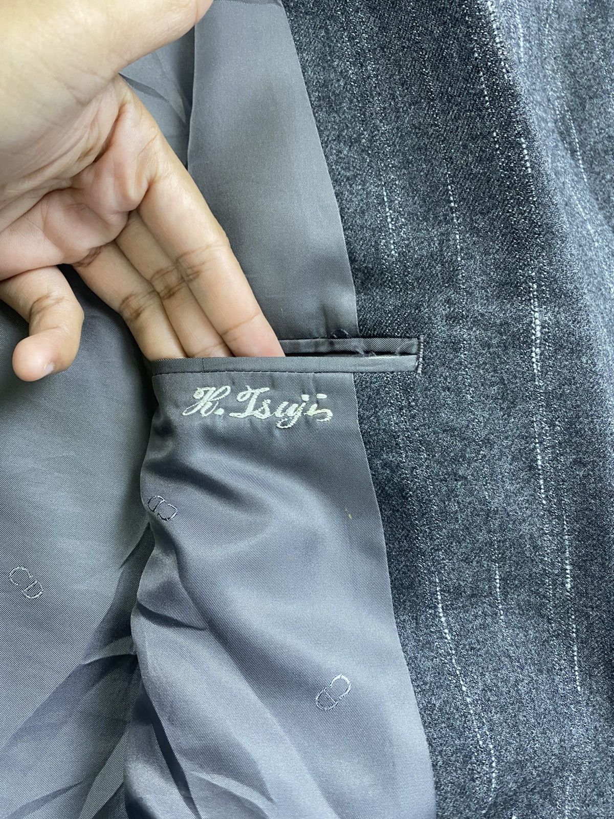 Christian Dior Monsieur 🔥 Christian Dior Wool Striped Blazer Size US M / EU 48-50 / 2 - 9 Thumbnail