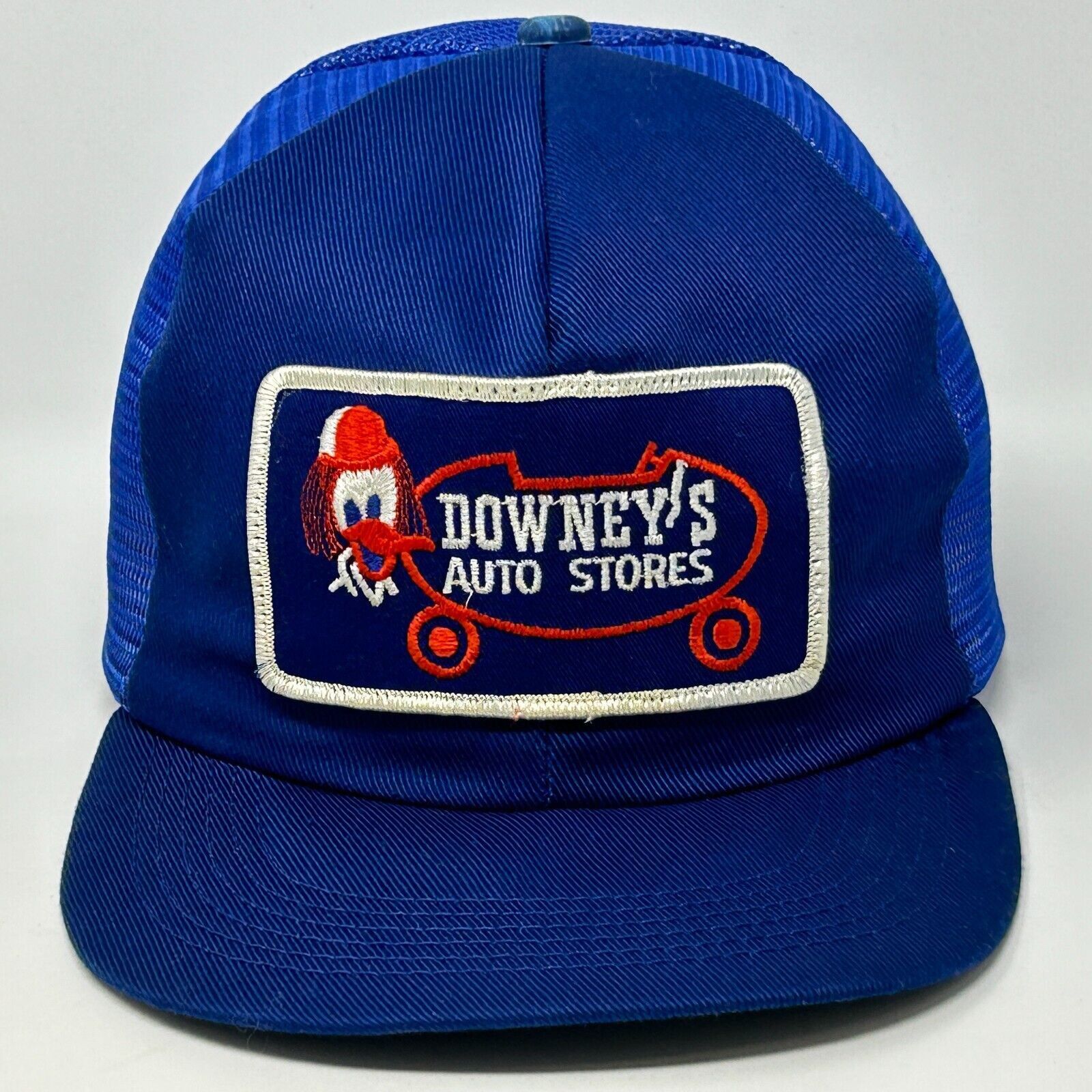 Vintage Vintage Downeys Auto Stores Trucker Hat Baseball Cap Blue Size ONE SIZE - 1 Thumbnail