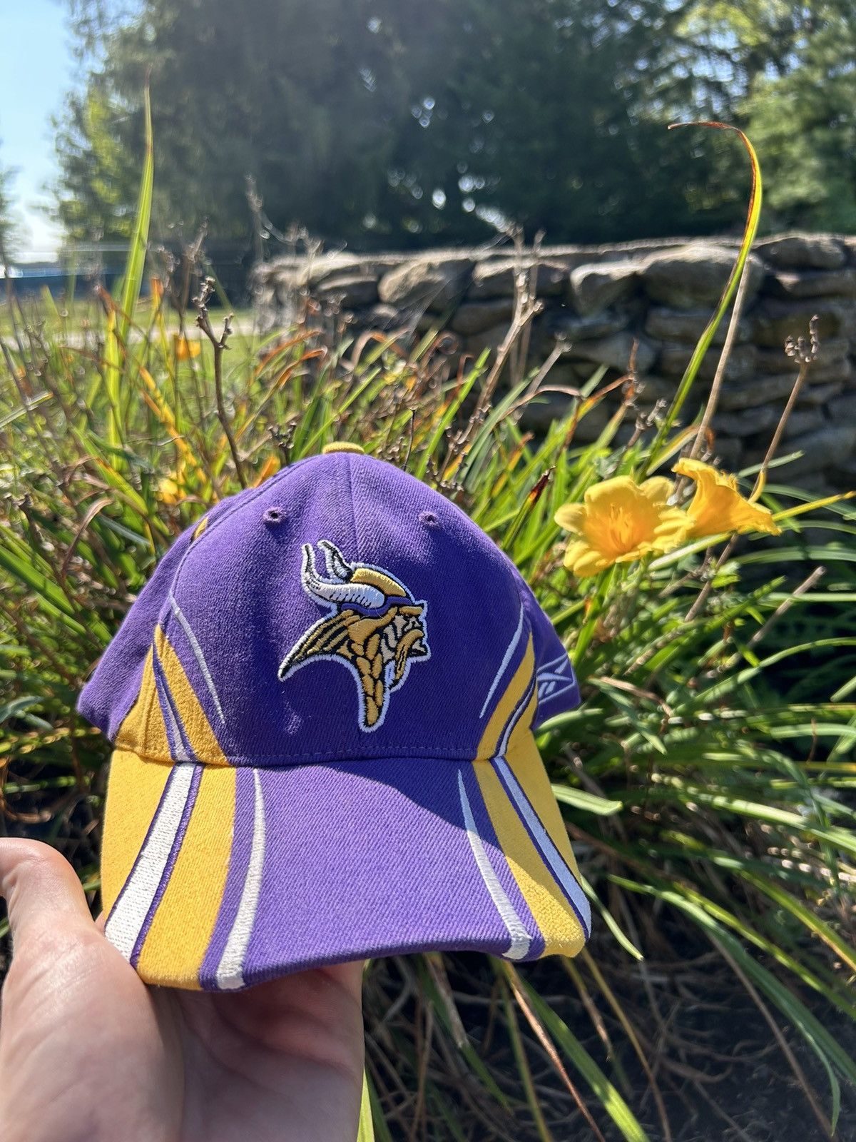 NFL × Reebok × Vintage 90s Reebok Vikings Hat Size ONE SIZE - 1 Thumbnail