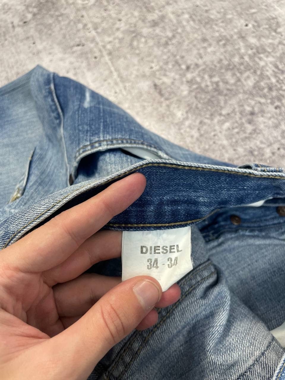 Diesel Vintage Crazy Diesel Distressed Denim Jeans Y2K Size US 34 / EU 50 - 8 Thumbnail
