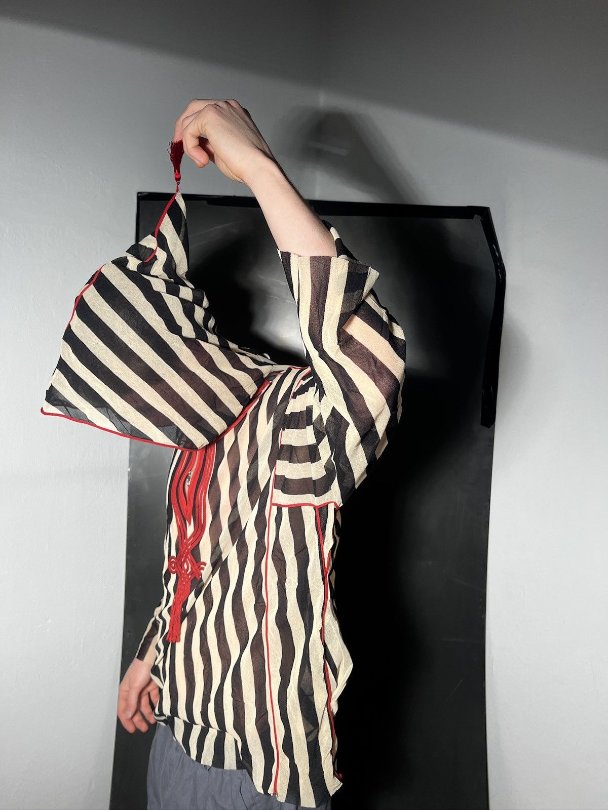 Jean Paul Gaultier Jean Paul Gaultier Soleil Hooded Mesh Top – 2002 Deadstock Size S / US 4 / IT 40 - 4 Thumbnail