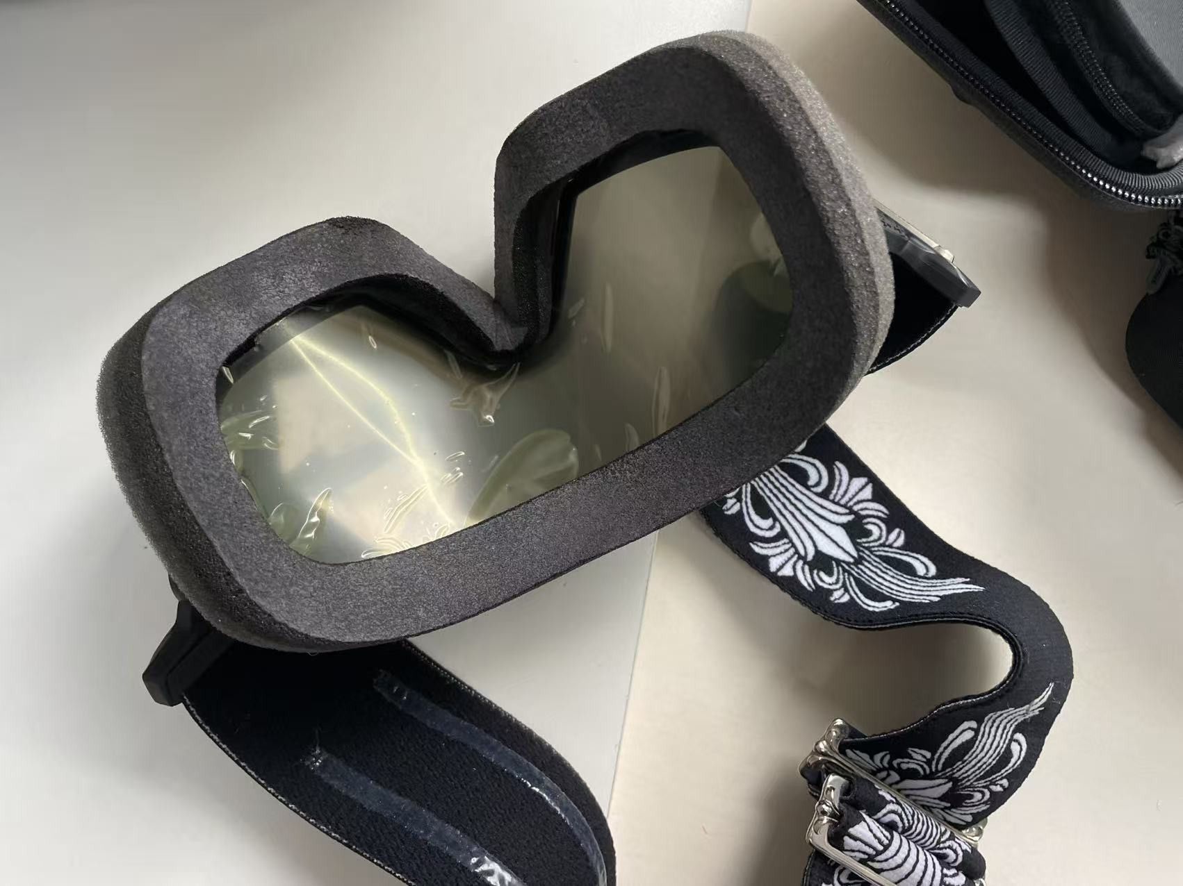 Chrome Hearts Chrome Hearts SILVER MORNING Black Ski Goggles Size ONE SIZE - 11 Thumbnail