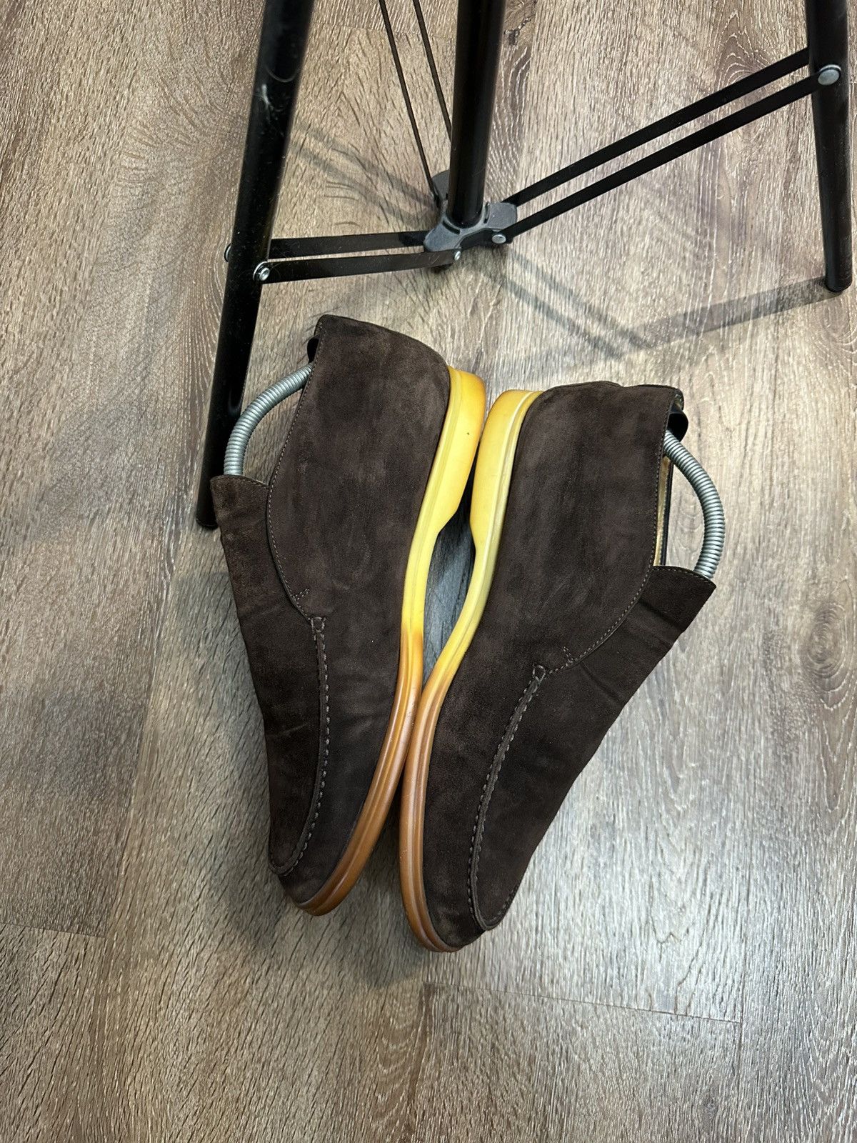 Loro Piana Loro Piana Open Walk Brown Suede Size US 10 / EU 43 - 5 Thumbnail