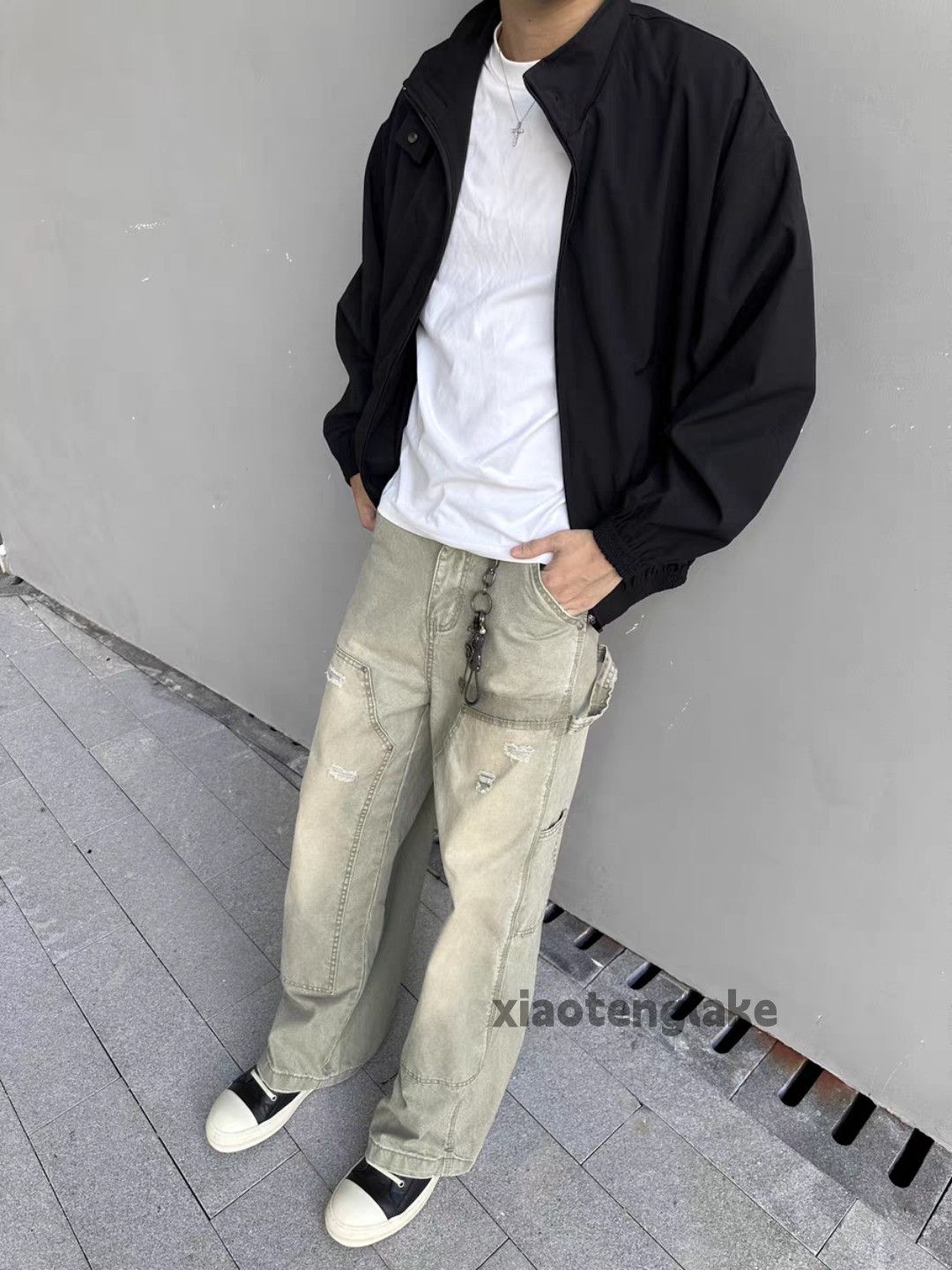 Jean × Vintage washed faded cleanfit yuppie loose work carpenter jeans Size US 32 / EU 48 - 5 Thumbnail