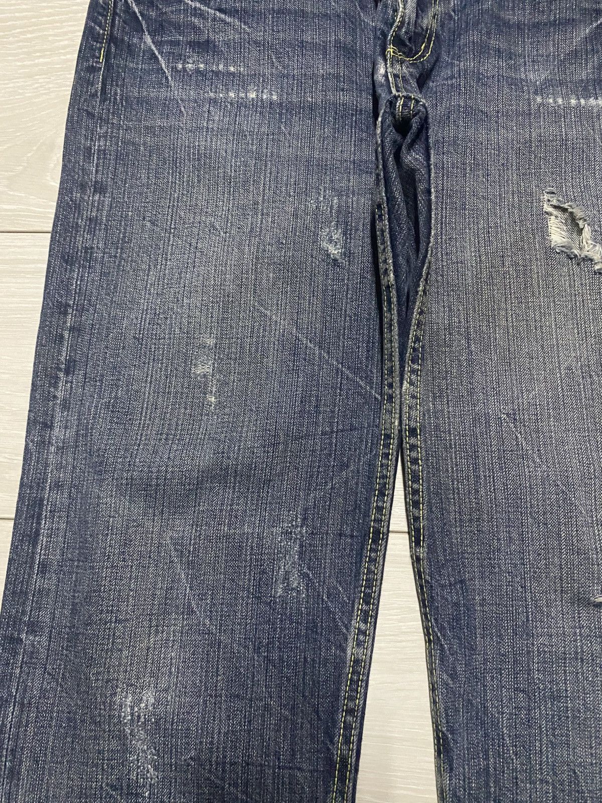 Japanese Brand Japanese Brand Theoria Jeans Twist Leg Straight Jeans Size US 35 - 7 Thumbnail