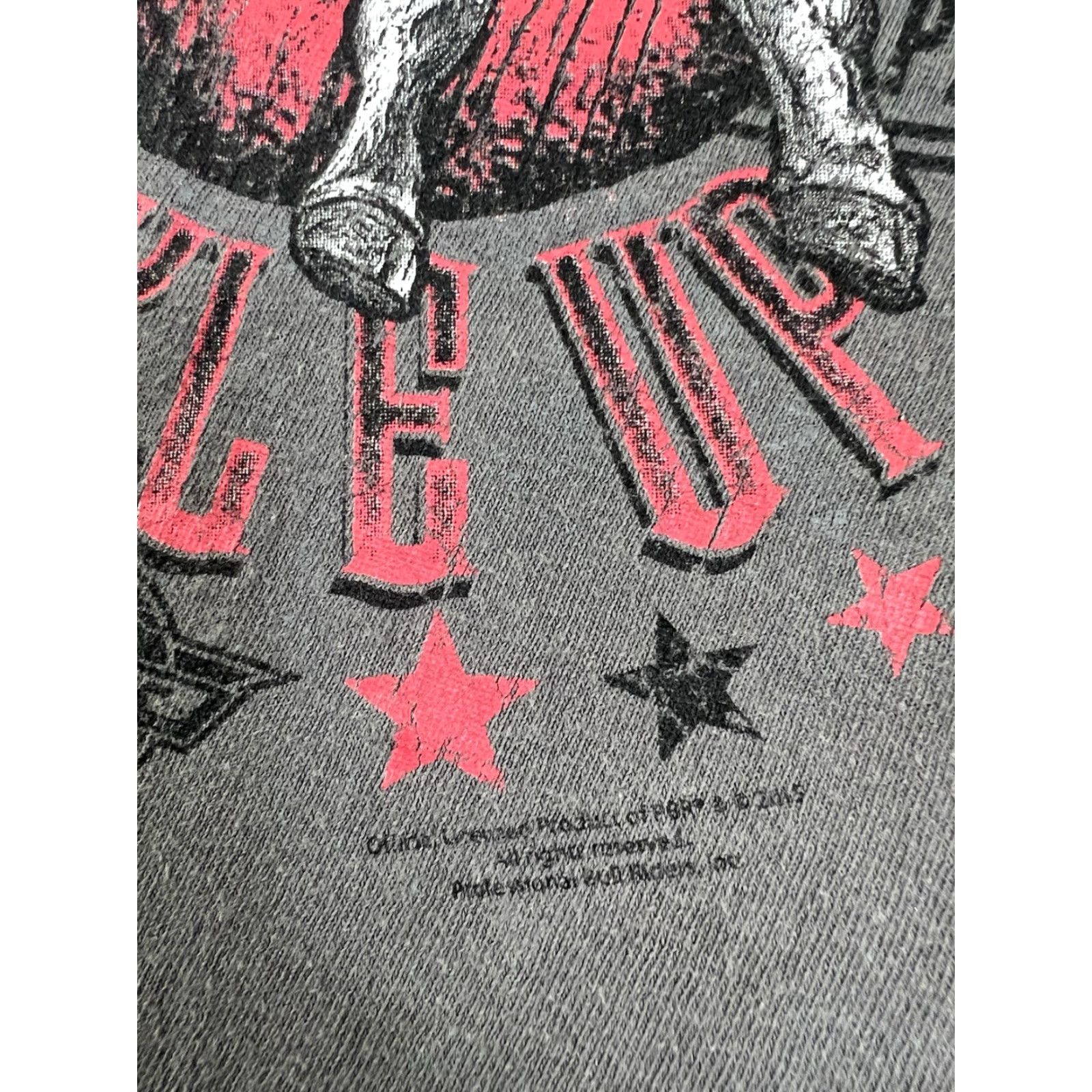 Vintage PBR T-Shirt Grey 2XL Men Warrior Cowboys Western 8 Second Riders Bull Riding Warrior Grey 2XL Mens T-Shirt Size US XXL / EU 58 / 5 - 3 Thumbnail