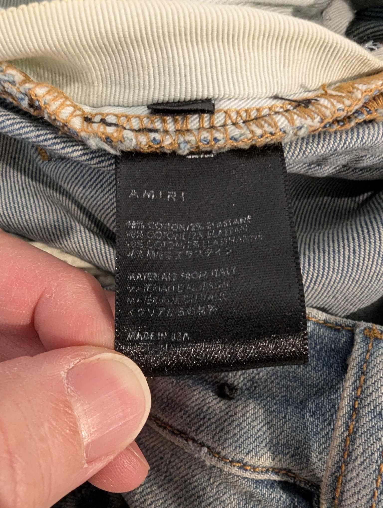 Amiri Amiri Stack Denim Jeans Sz 31 Size US 31 - 5 Thumbnail