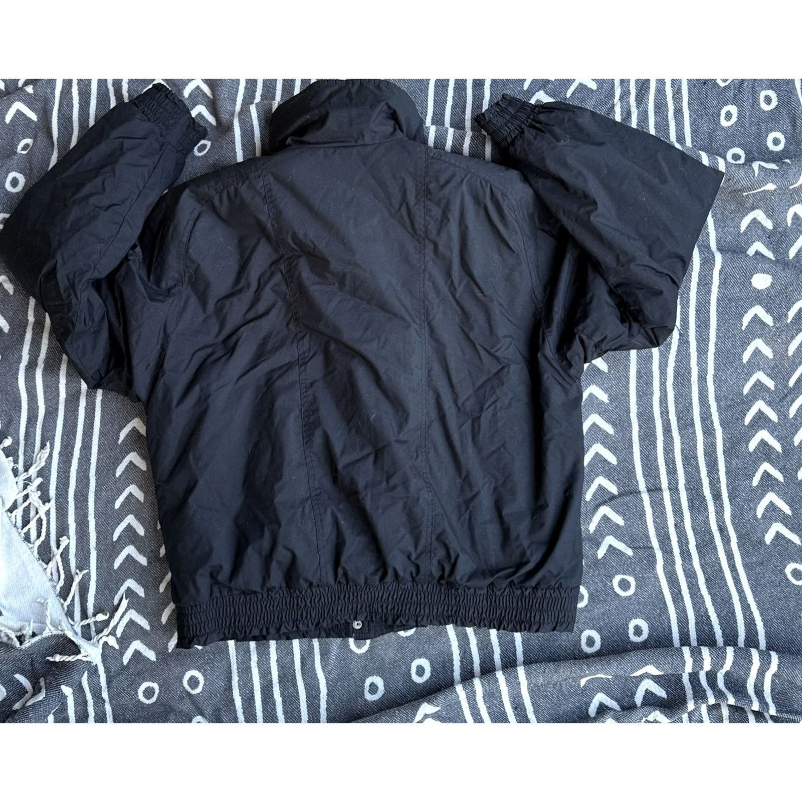 Rainbow VINTAGE Aspen Rainbow Front Trim Zip and Snap Puffer Jacket 90s Black L Mens Womens Size L / US 10 / IT 46 - 7 Thumbnail