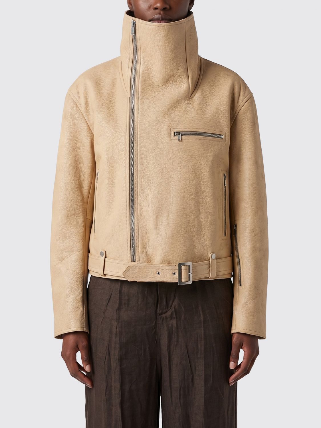 Rick Owens Rick Owens Jacket Woman Beige Size M / US 6-8 / IT 42-44 - 1 Thumbnail