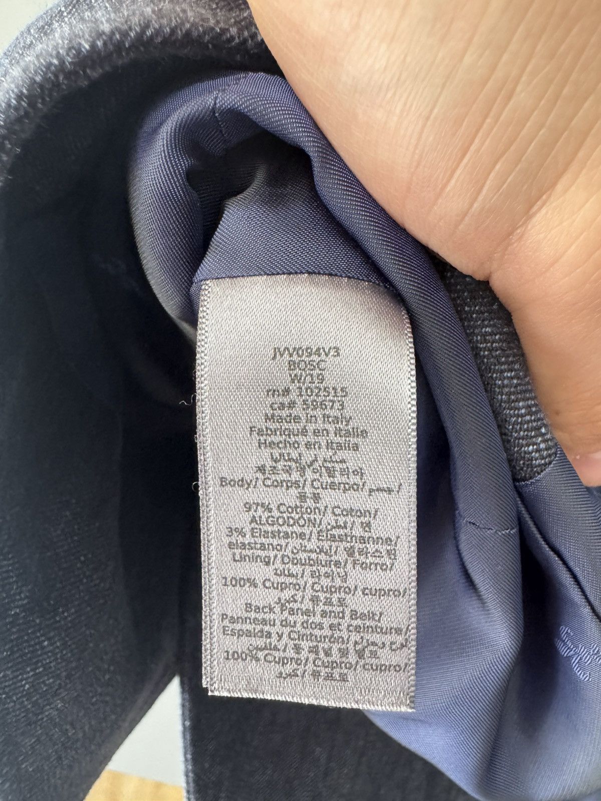 John Varvatos John Varvatos Collection - Navy Wire Collar Vest - Size 48 Size US M / EU 48-50 / 2 - 8 Thumbnail