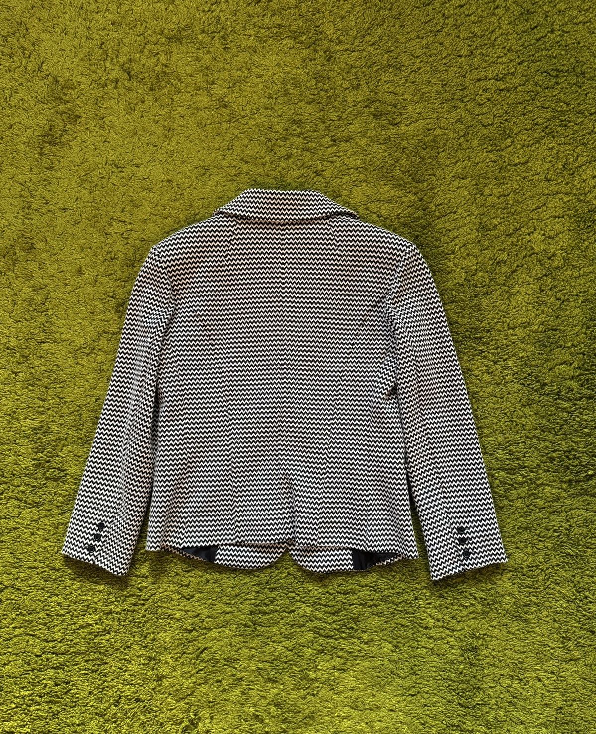 Designer × Max Mara × Weekend Max Mara Max Mara Weekend zig zag pattern blazer Size M / US 6-8 / IT 42-44 - 2 Thumbnail