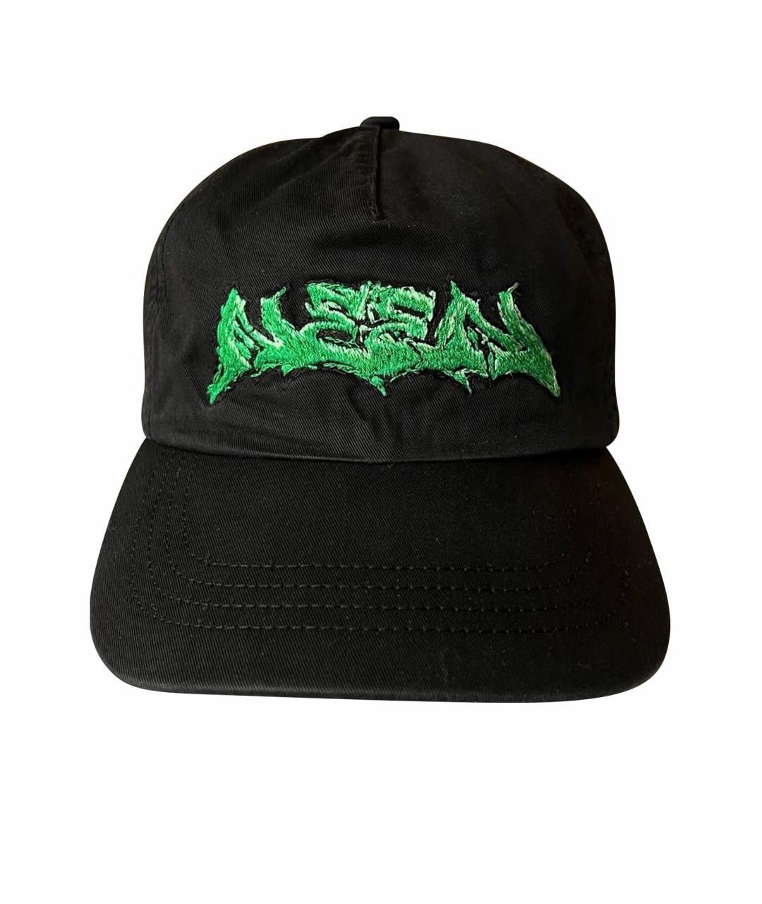 image of Off White “Neen” Graffiti Off-White Baseball Cap in Black, Men's
