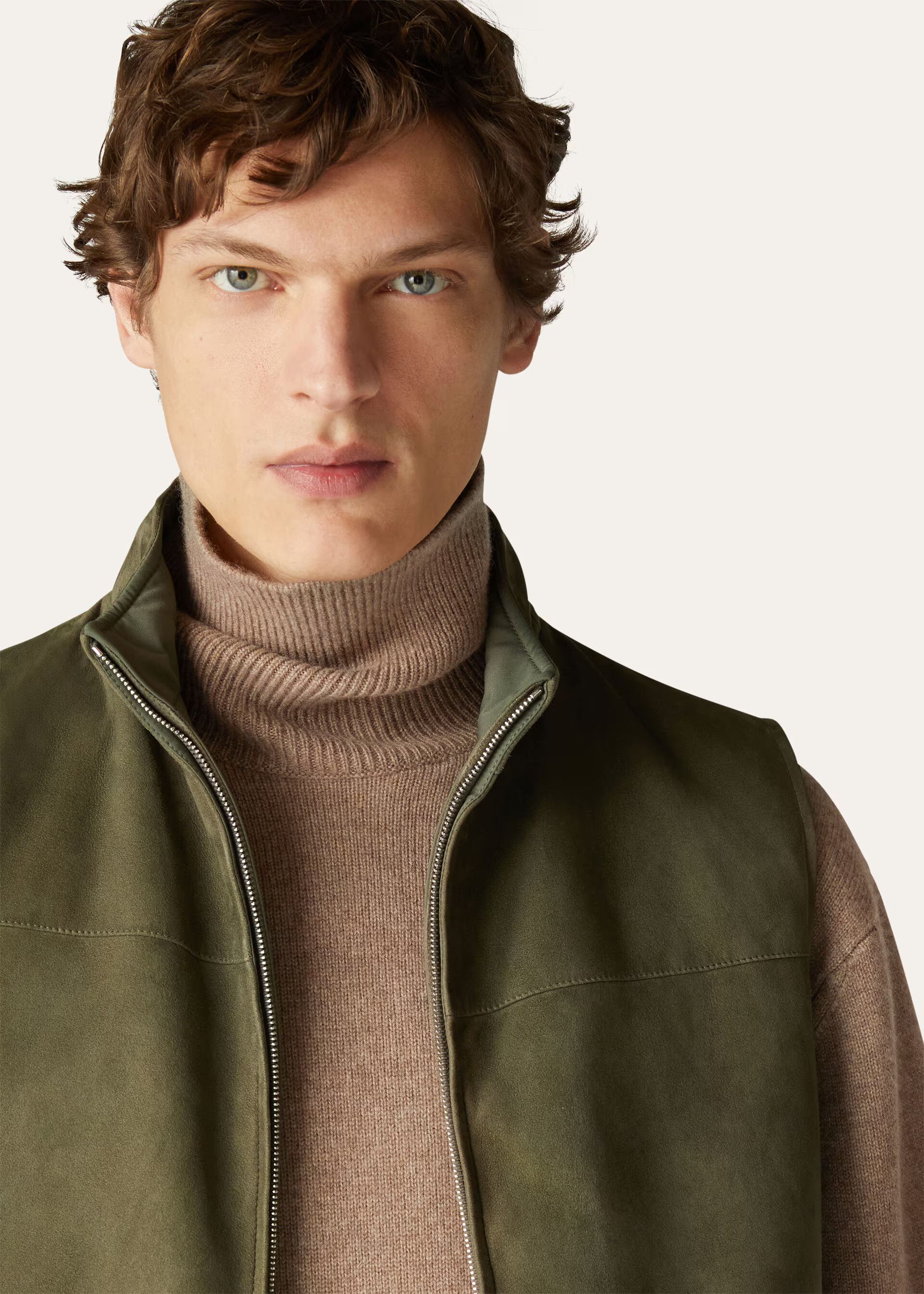 Loro Piana o1w1db10824 Reversible Marlin Vest in Green Size US L / EU 52-54 / 3 - 3 Thumbnail