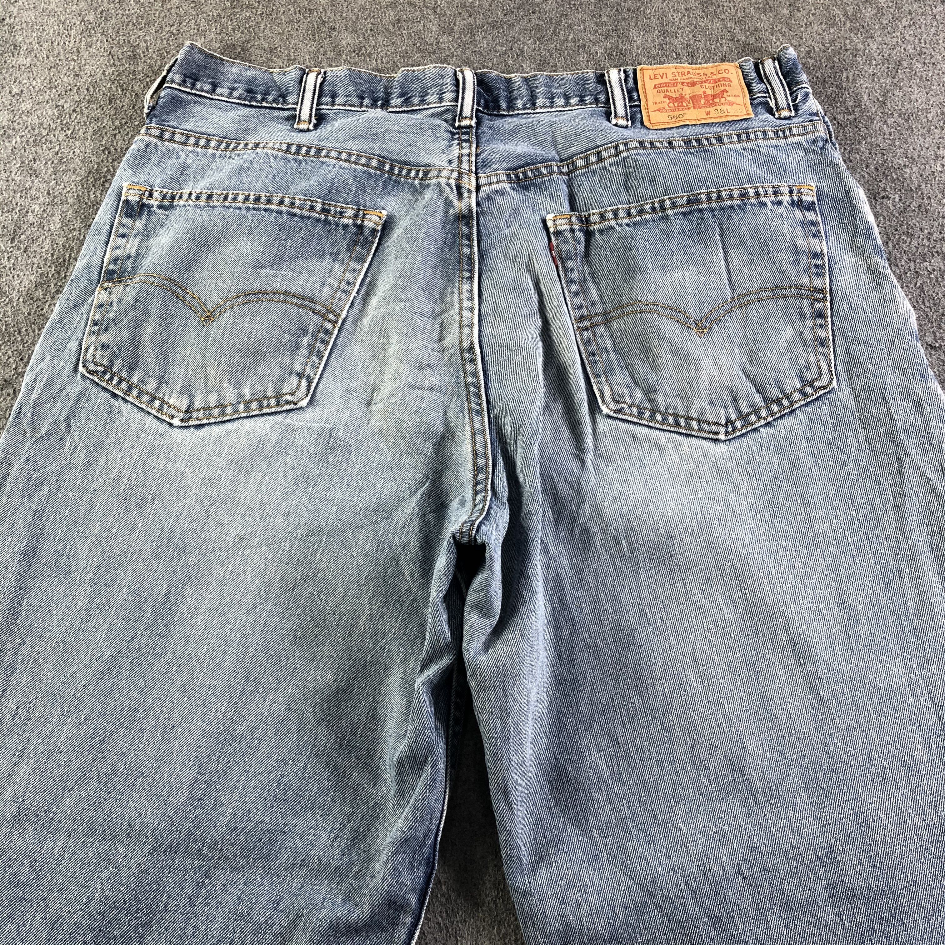 Levi's Vintage Blue Wash Levis 560 Jeans-J4270 Size US 39 - 4 Thumbnail