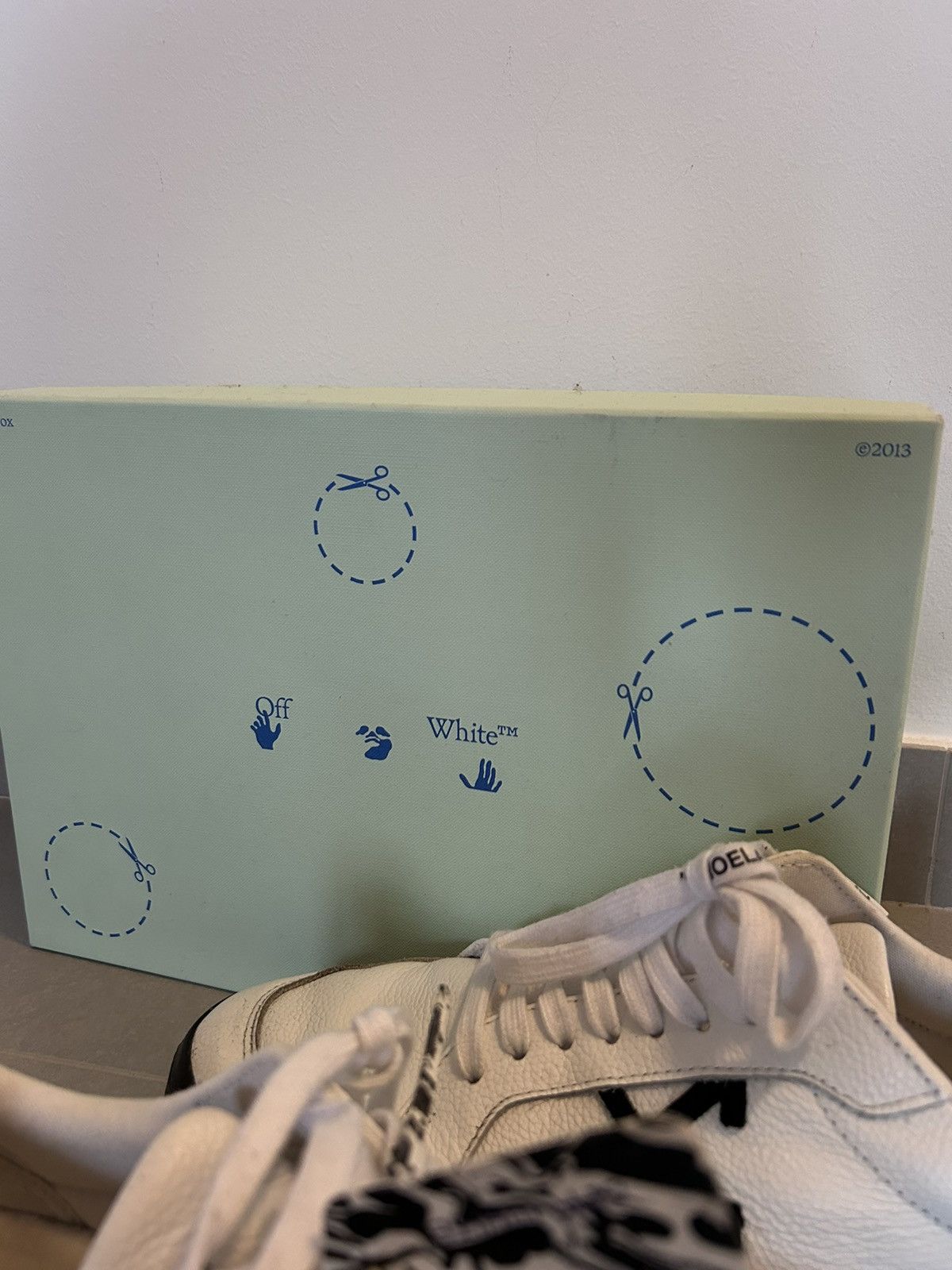 Off-White Off White Low Top Vulc 2020 White Black Leather Size US 9.5 / EU 42-43 - 6 Thumbnail