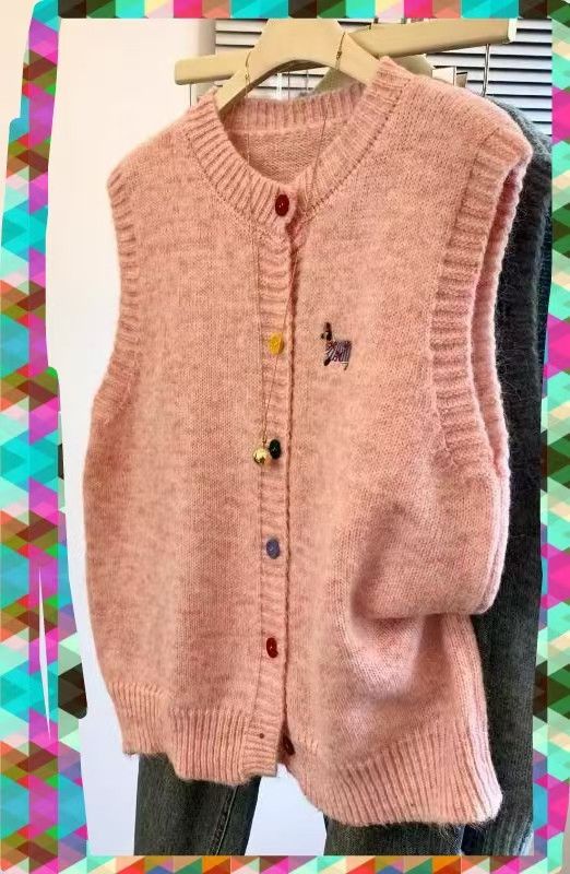 Vintage Streetwear oversized printed cardigan jumper Size M / US 6-8 / IT 42-44 - 1 Thumbnail