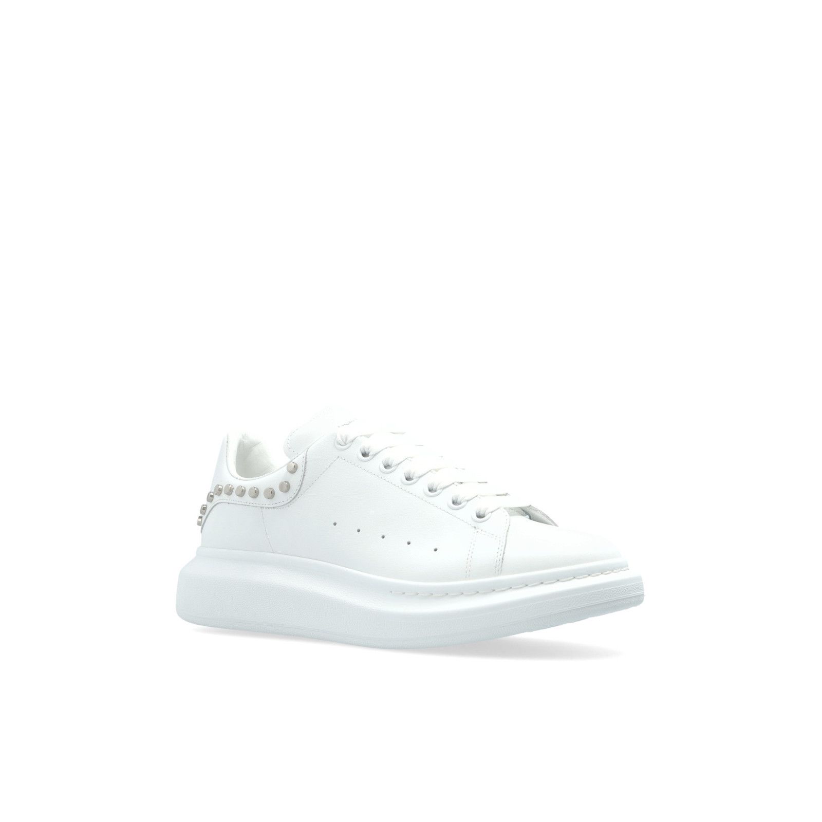 ALEXANDER MCQUEEN Oversized Men's White Studded Sneakers New